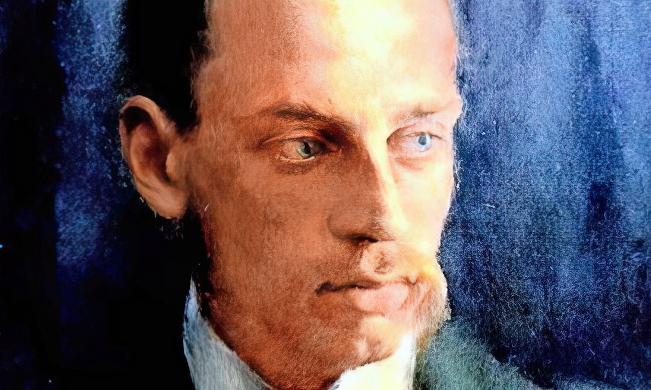 Der Dichter Rainer Maria Rilke auf