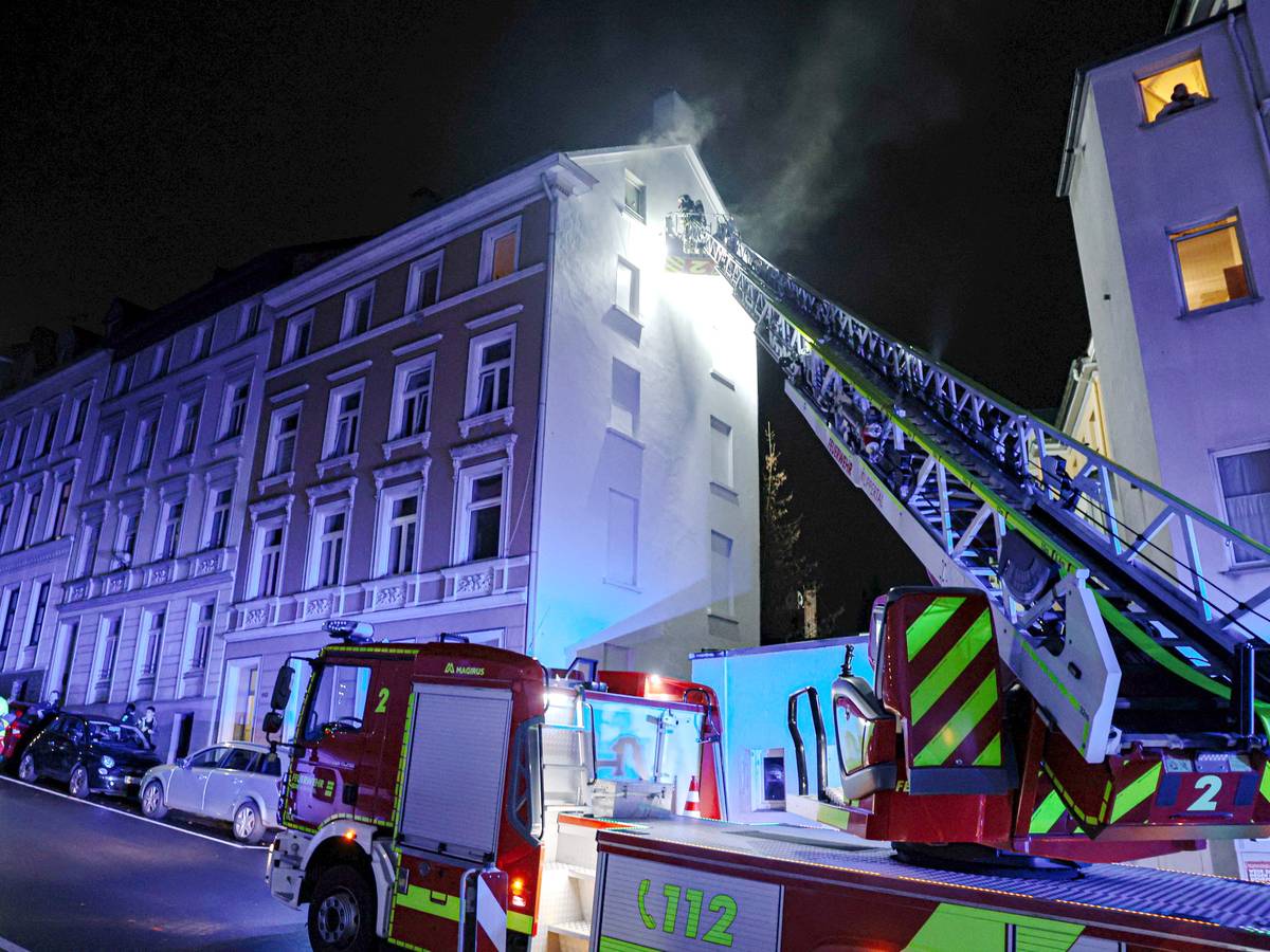 Brand in Dachgeschosswohnung in Barmen
