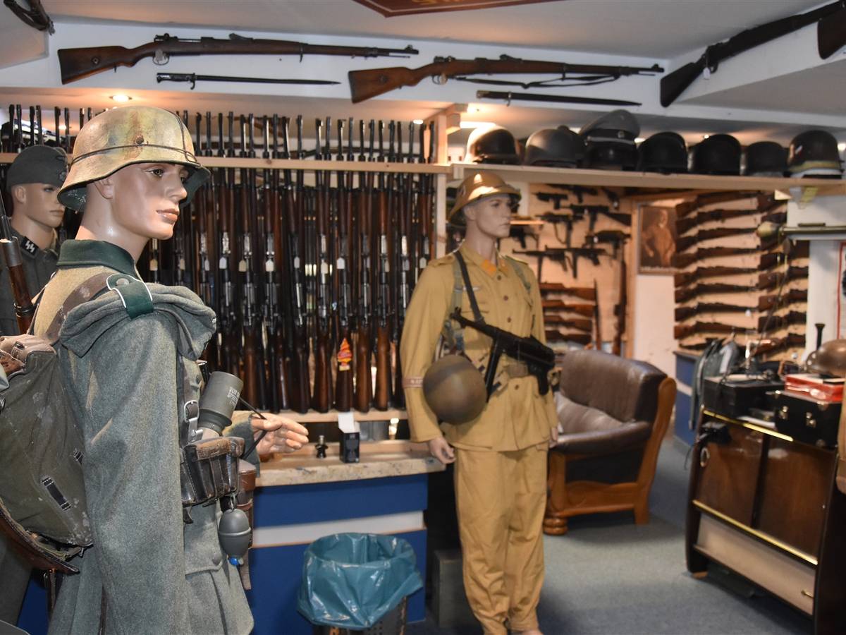 Noch mehr versteckte Waffen in Gebäude