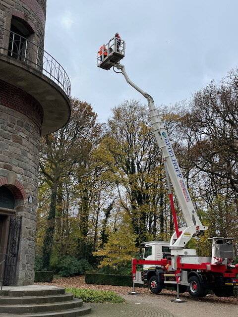 Testfahrt ohne Fahnenmast.