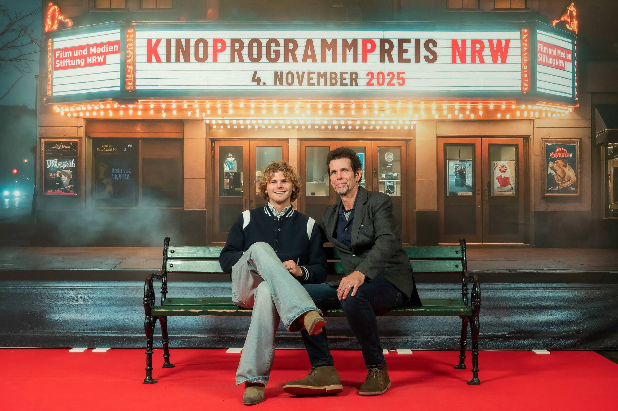  Lino Rossa-Tykwer (li.) und Mark Tykwer (Talflimmern). 
