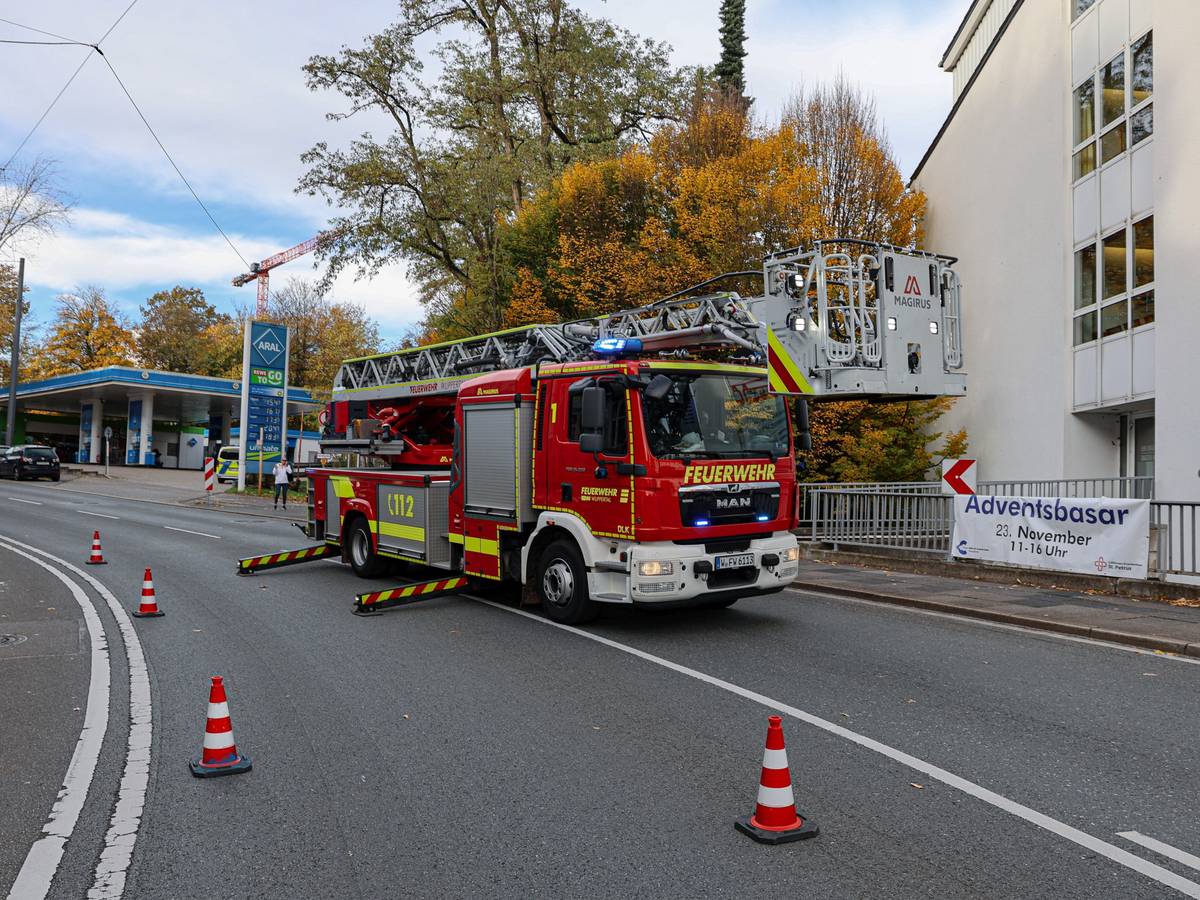 Feuerwehr-Einsatz im Petrus-Krankenhaus