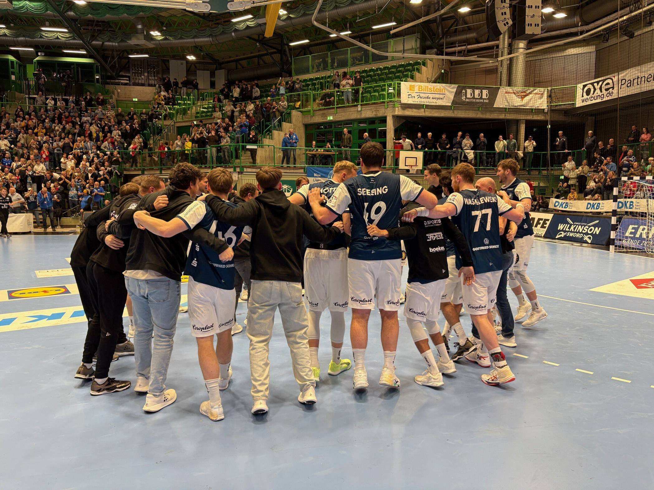 Das Team feierte ausgebig.