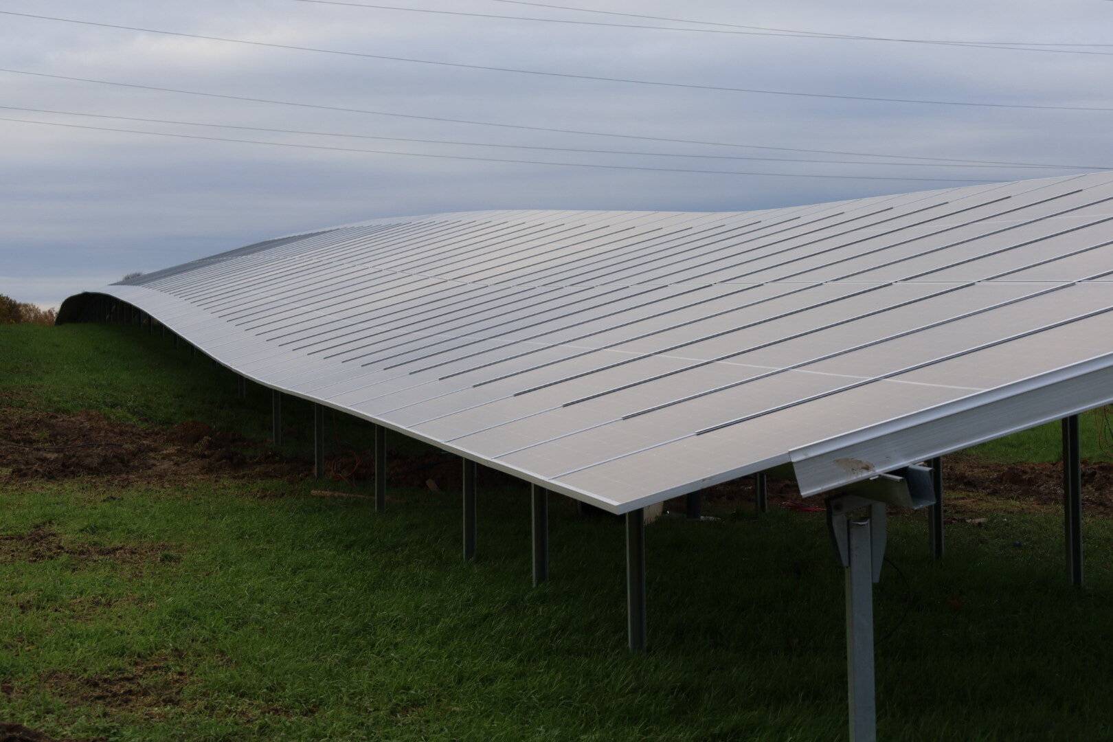 Kurz vor dem Start der Freiflächen-Photovoltaikanlage