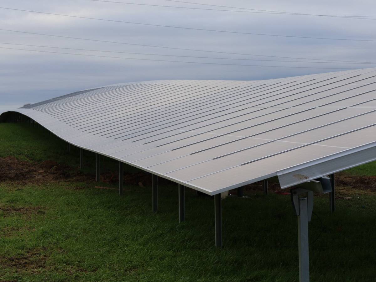 Kurz vor dem Start der Freiflächen-Photovoltaikanlage