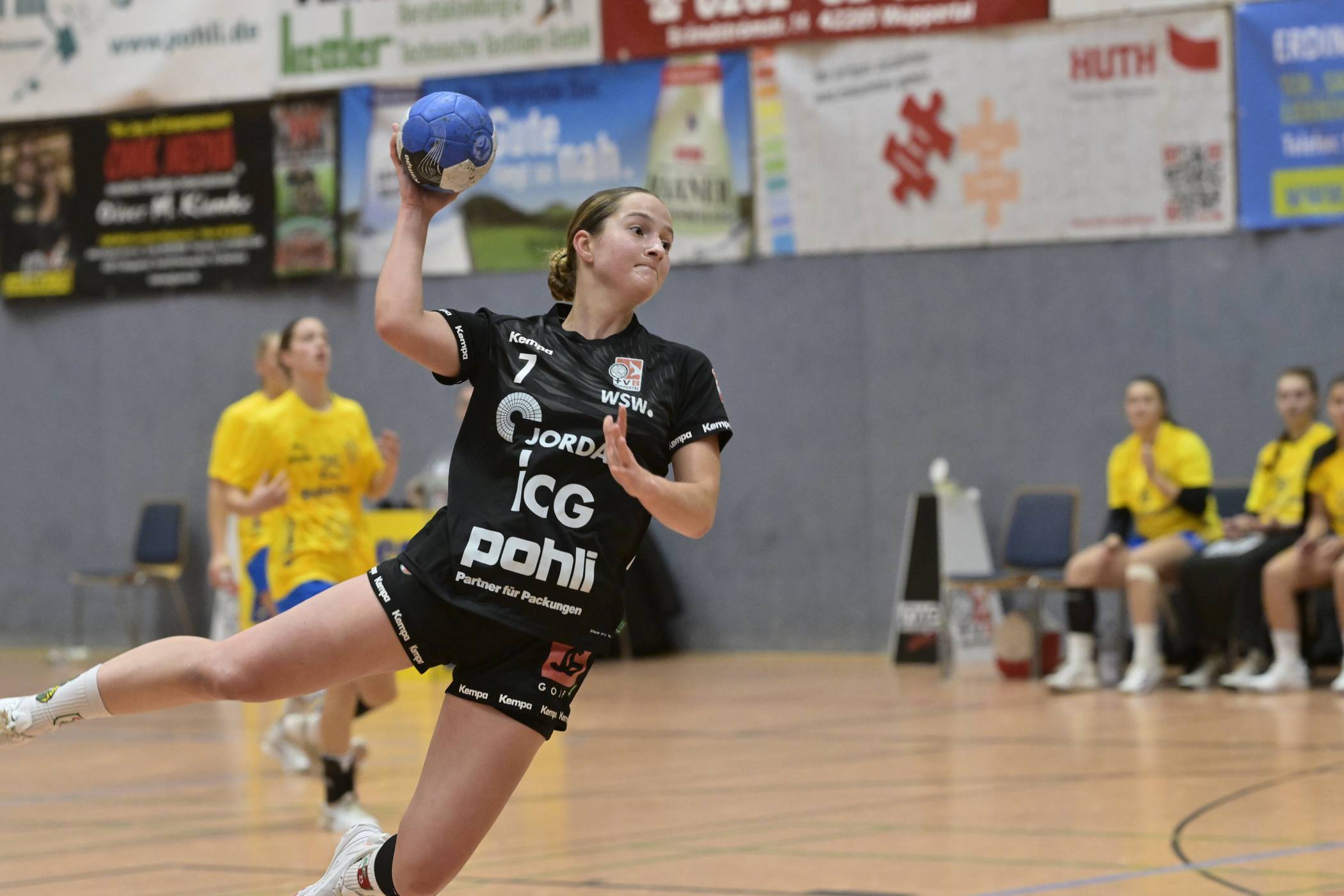 Lotta Rehorst in Aktion.