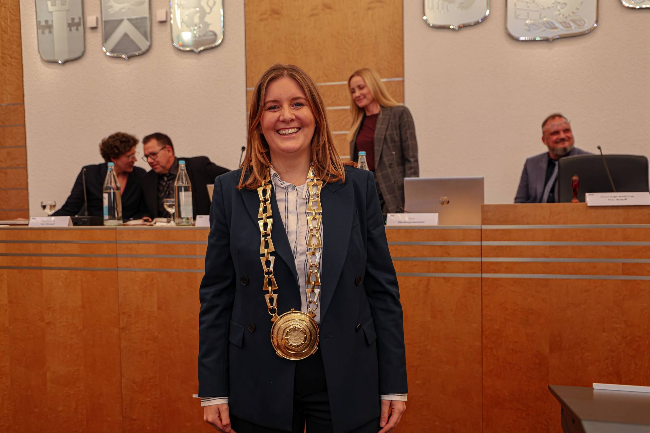  Miriam Scherff in der konstituierenden Ratssitzung. 