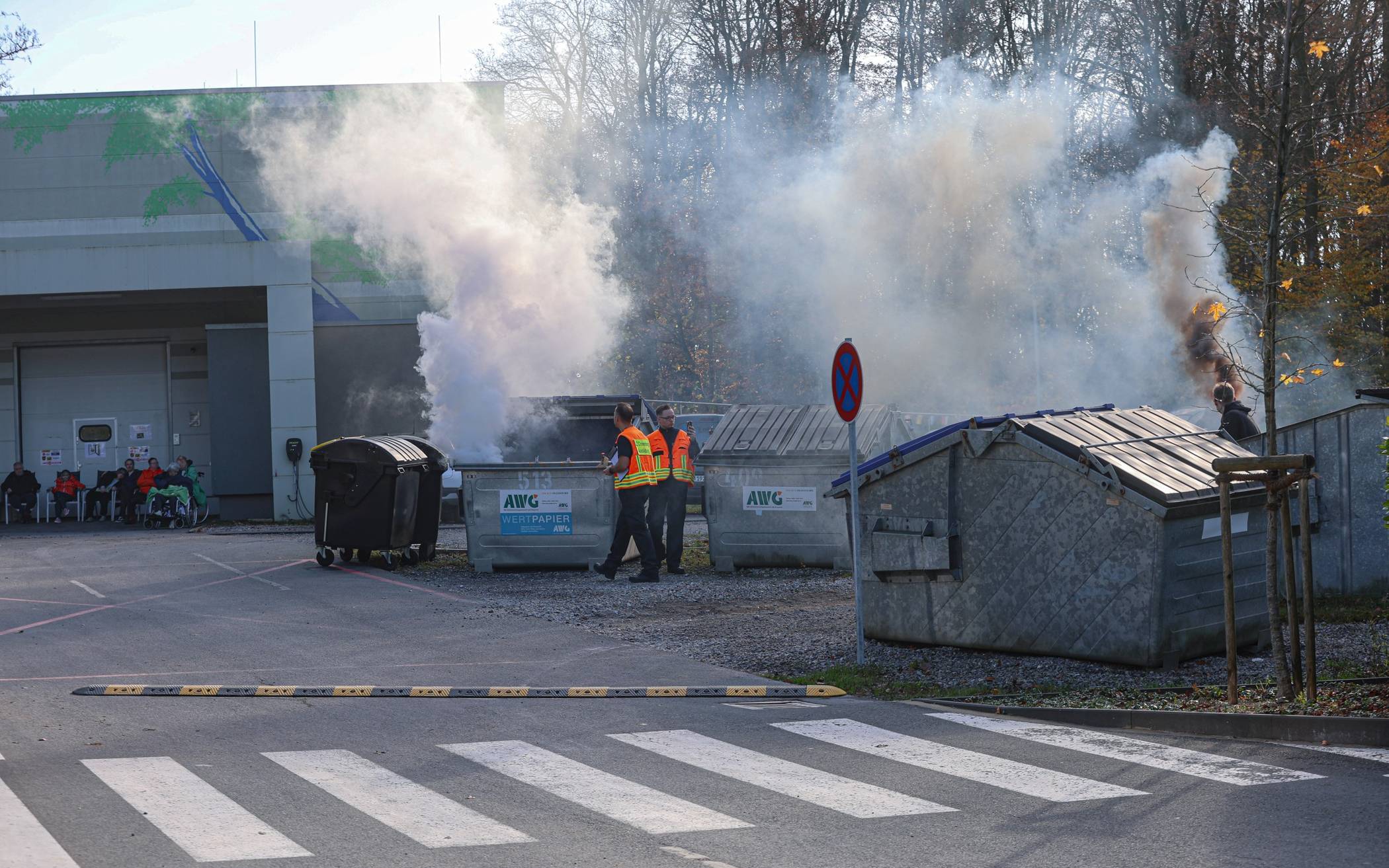 Übung: Brand bei der Lebenshilfe
