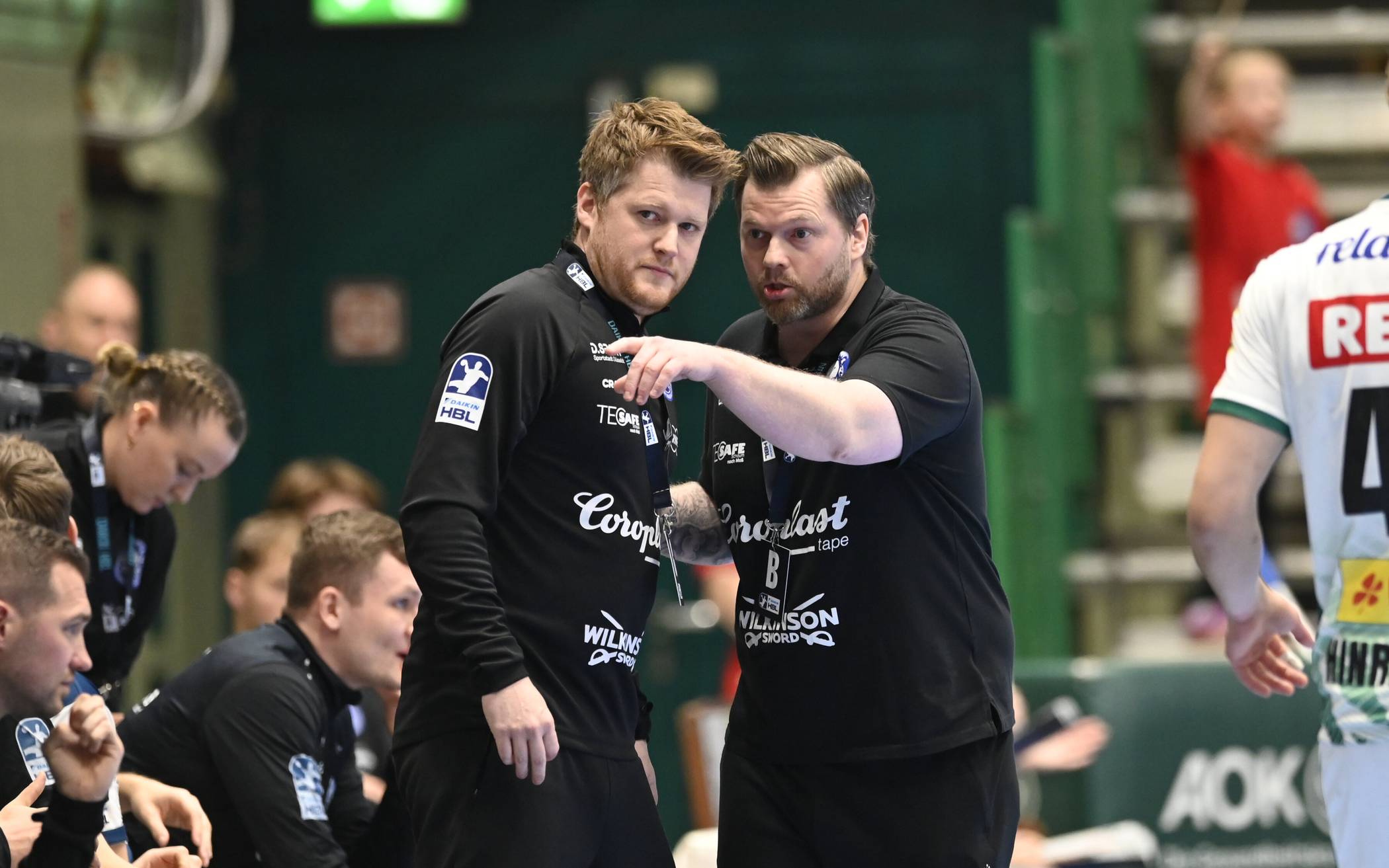 Die BHC-Trainer Markus Pütz (li.) und