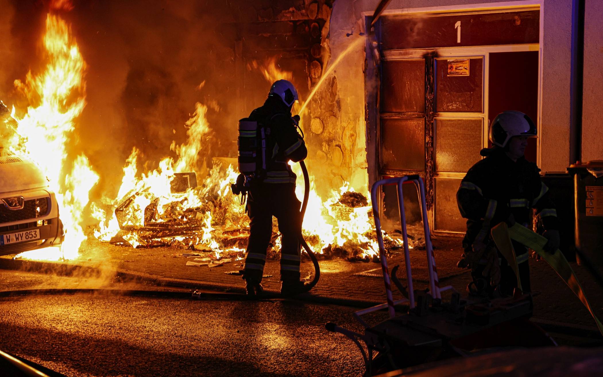 Die Feuerwehr hatte einiges zu tun.