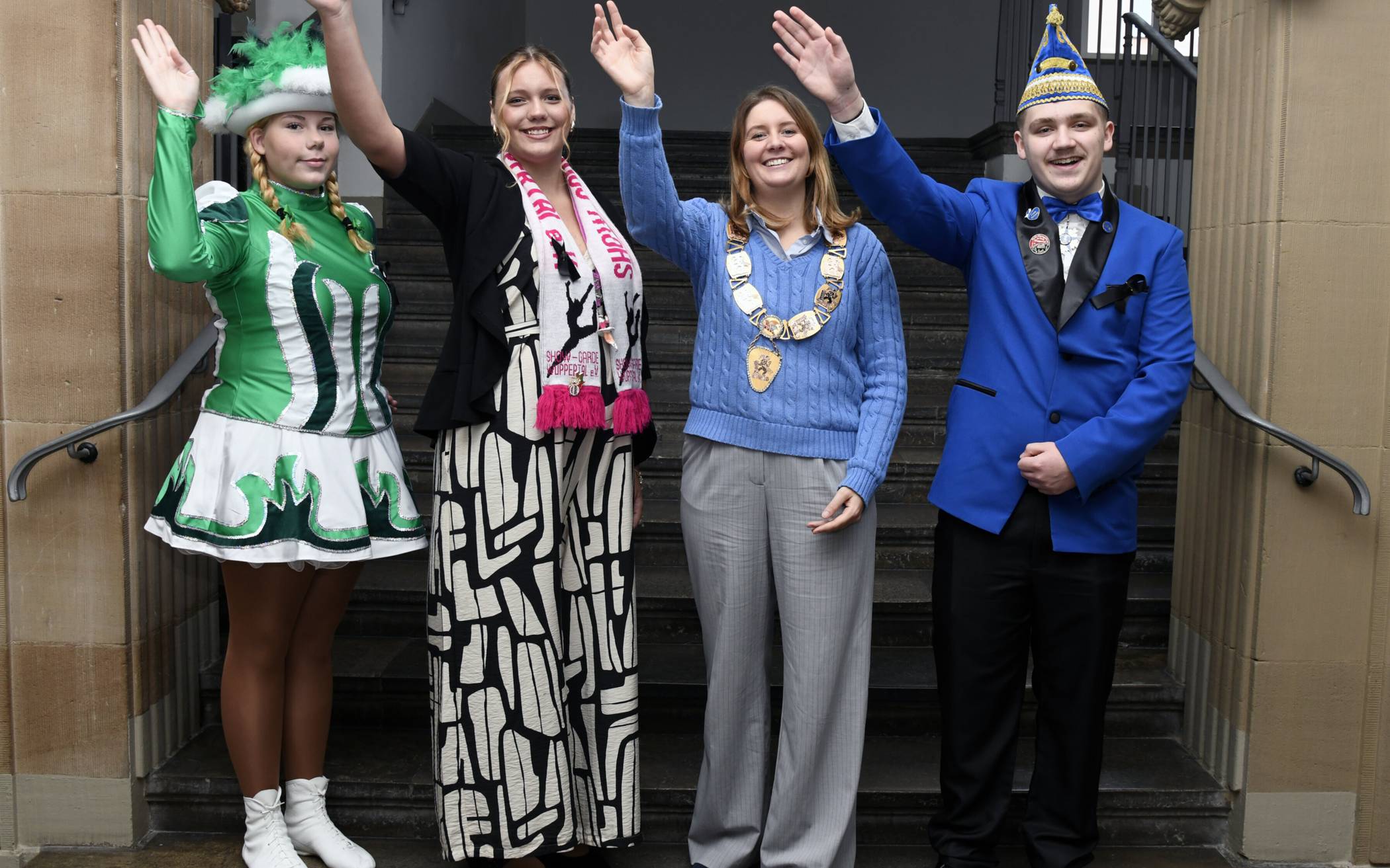 Das Jugendprinzenpaar am Rosensonntag 2025 auf