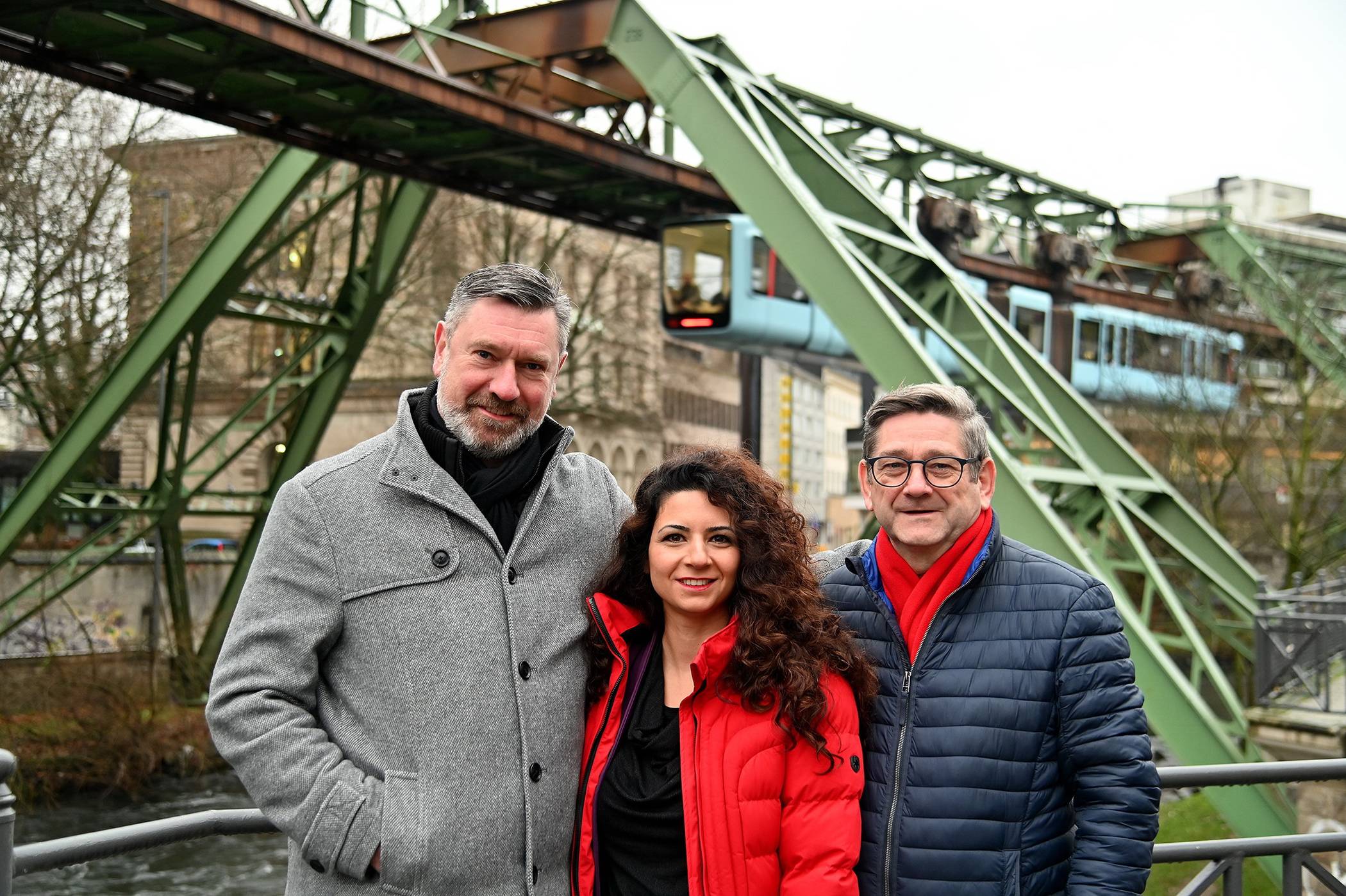 Andreas Bialas (li.), Dilek Engin und Josef Neumann.