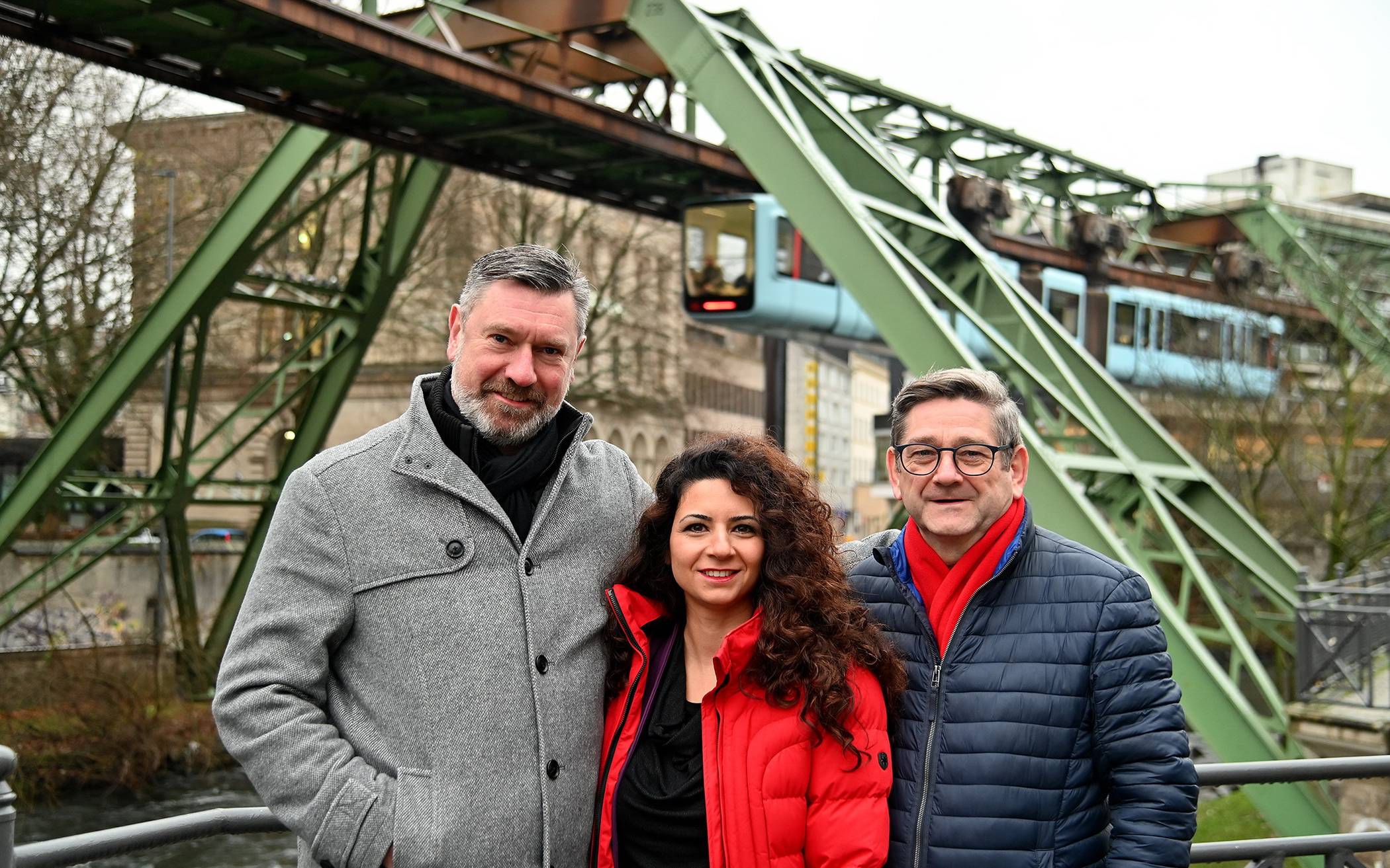 Andreas Bialas (li.), Dilek Engin und