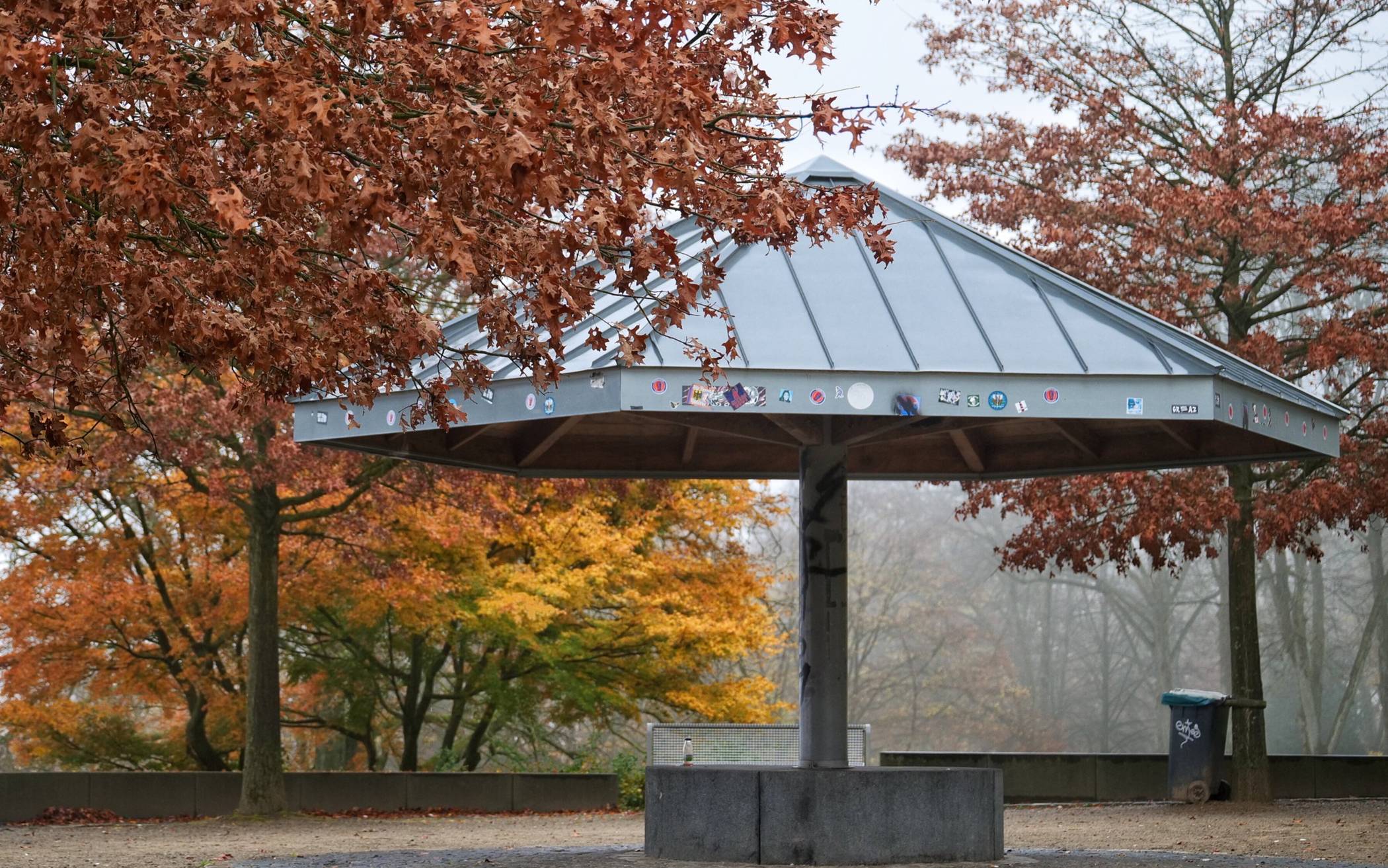 Farbenfreude trotz nicht so tollem Wetter.