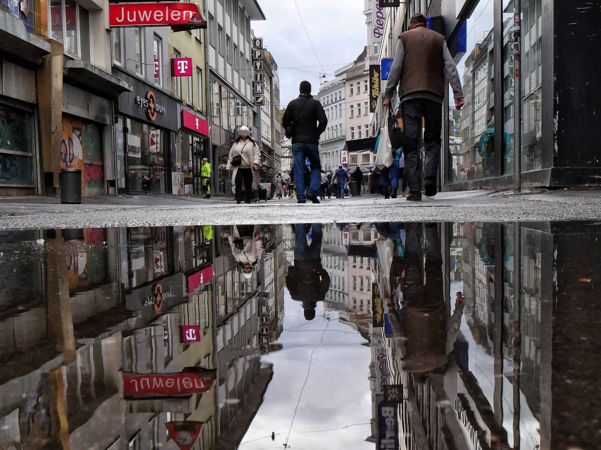 Ein trüber Oktober mit ganz wenig Sonne