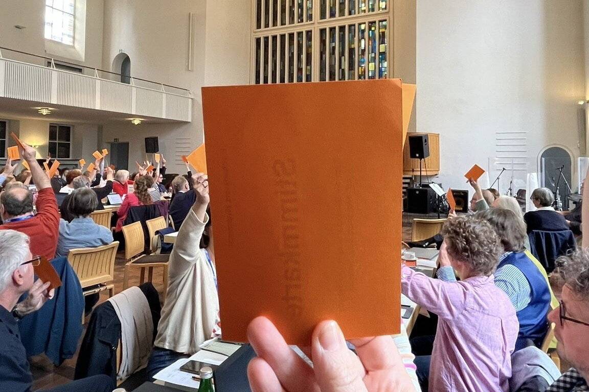 Abstimmung aus der Sommersynode.