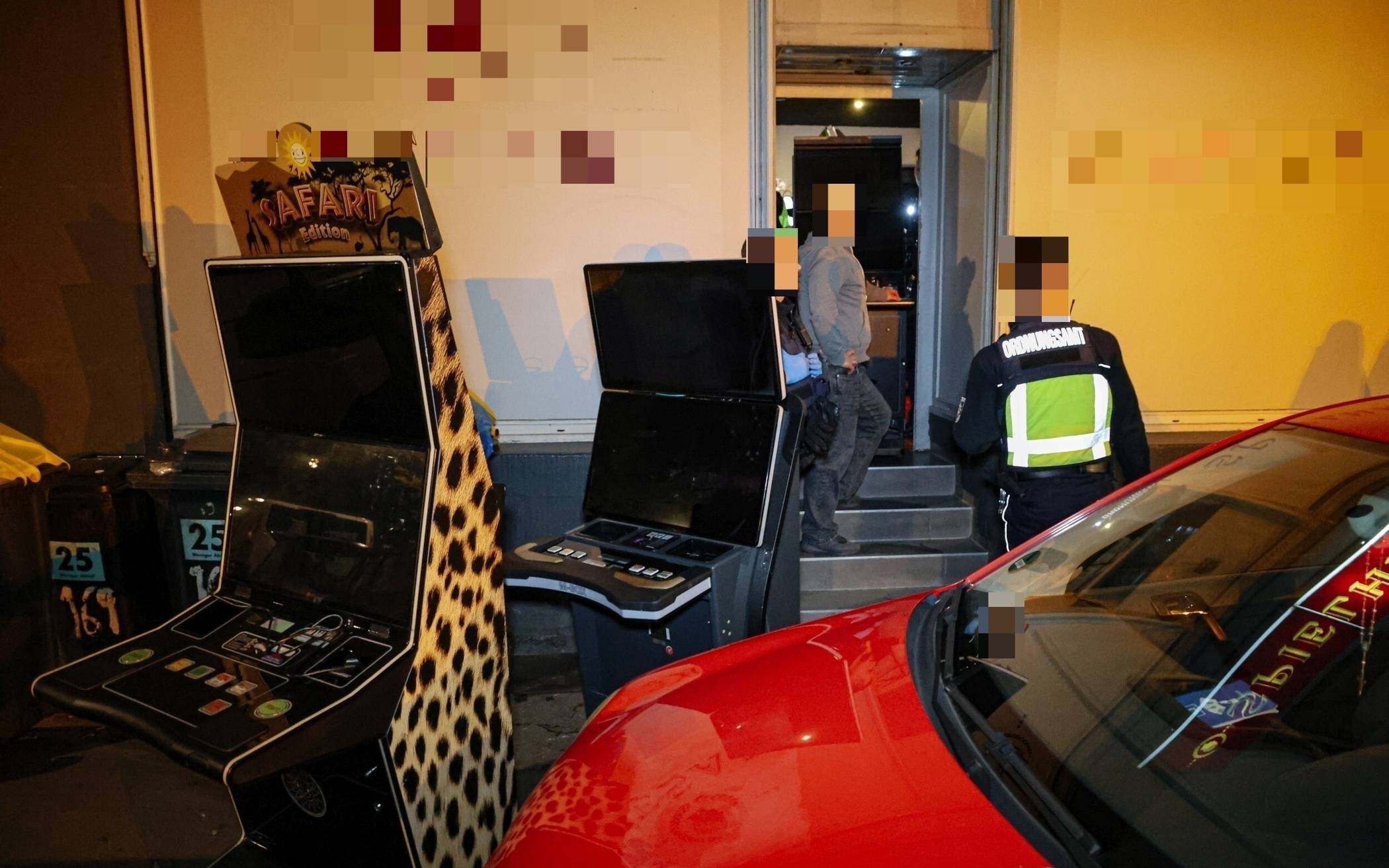 Kontrollaktion in Spielhalle
