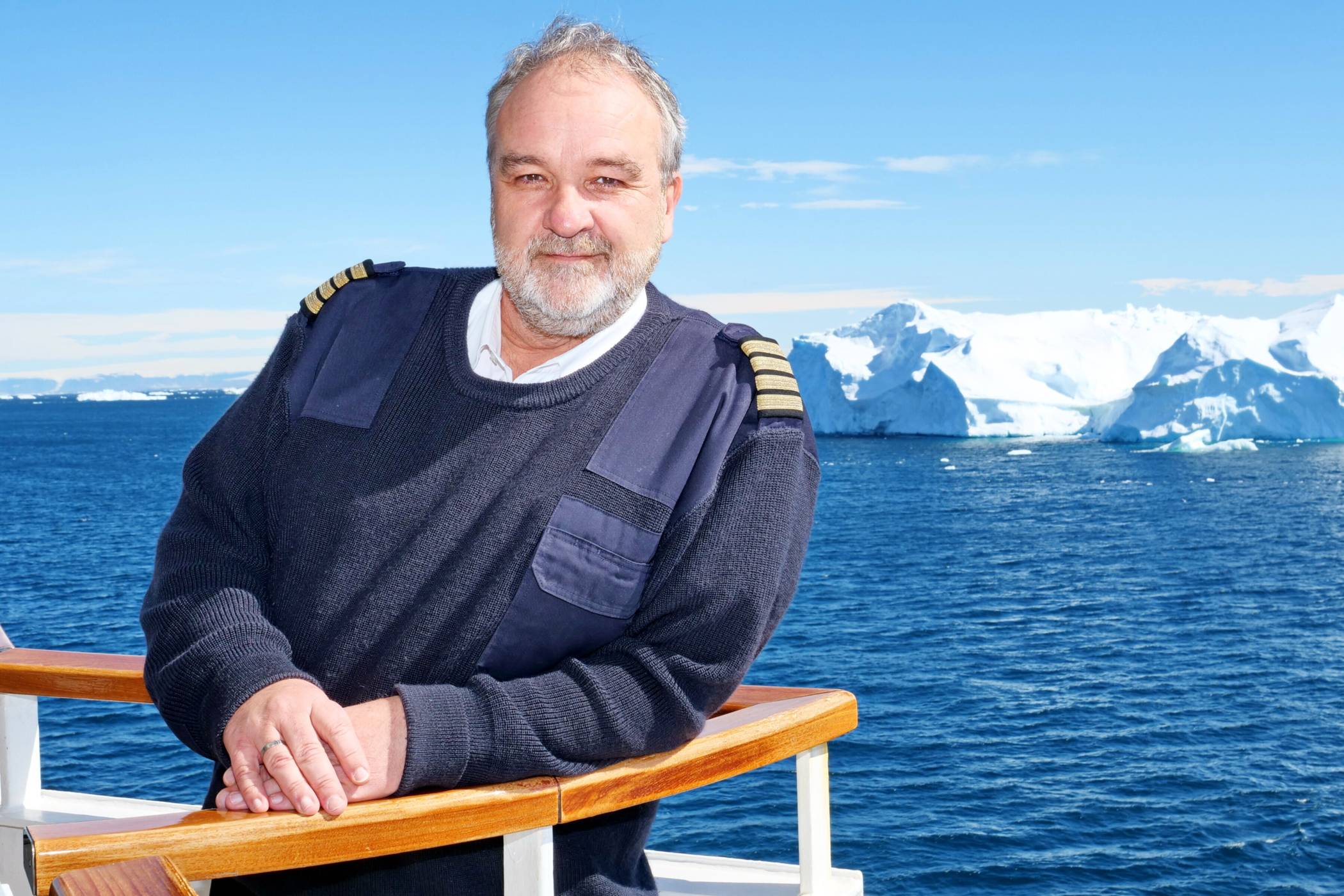  Der gebürtige Wuppertaler Jörn Gottschalk ist Kapitän auf der „HANSEATiC Inspiration“.    