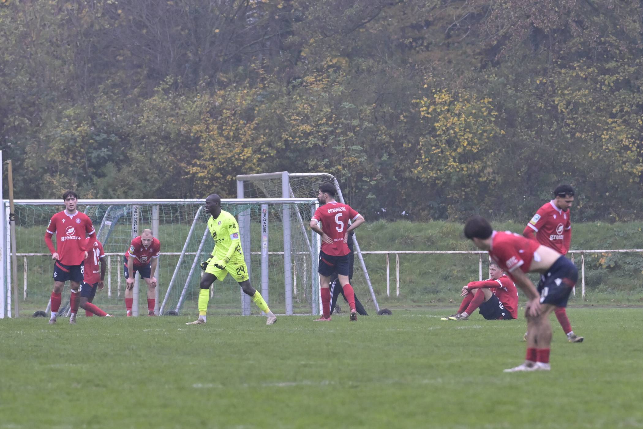  Der sportliche Frust nach dem späten Aus. 