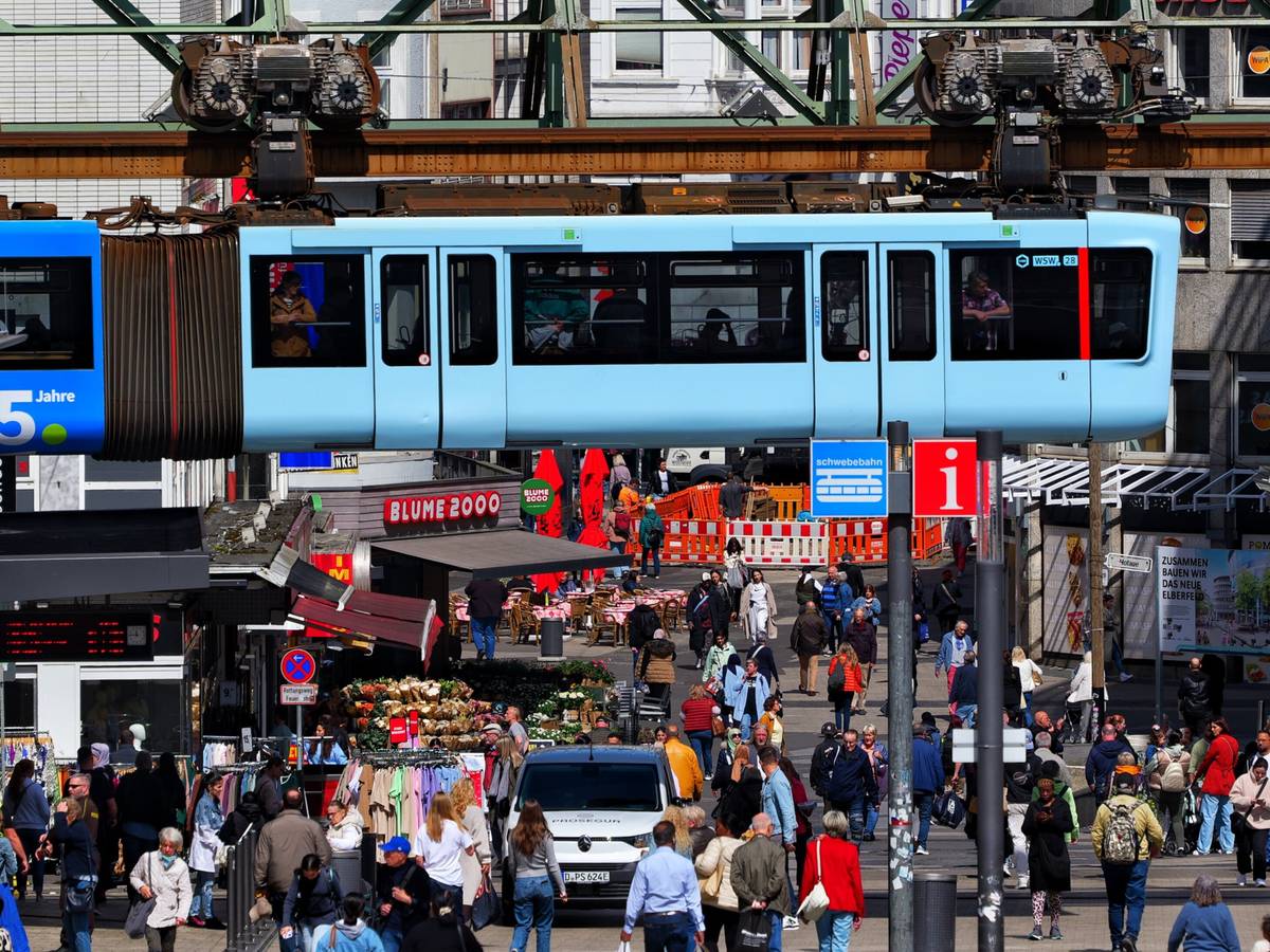 Citys in Barmen und Elberfeld: Frequenz-Messungen per Sensor