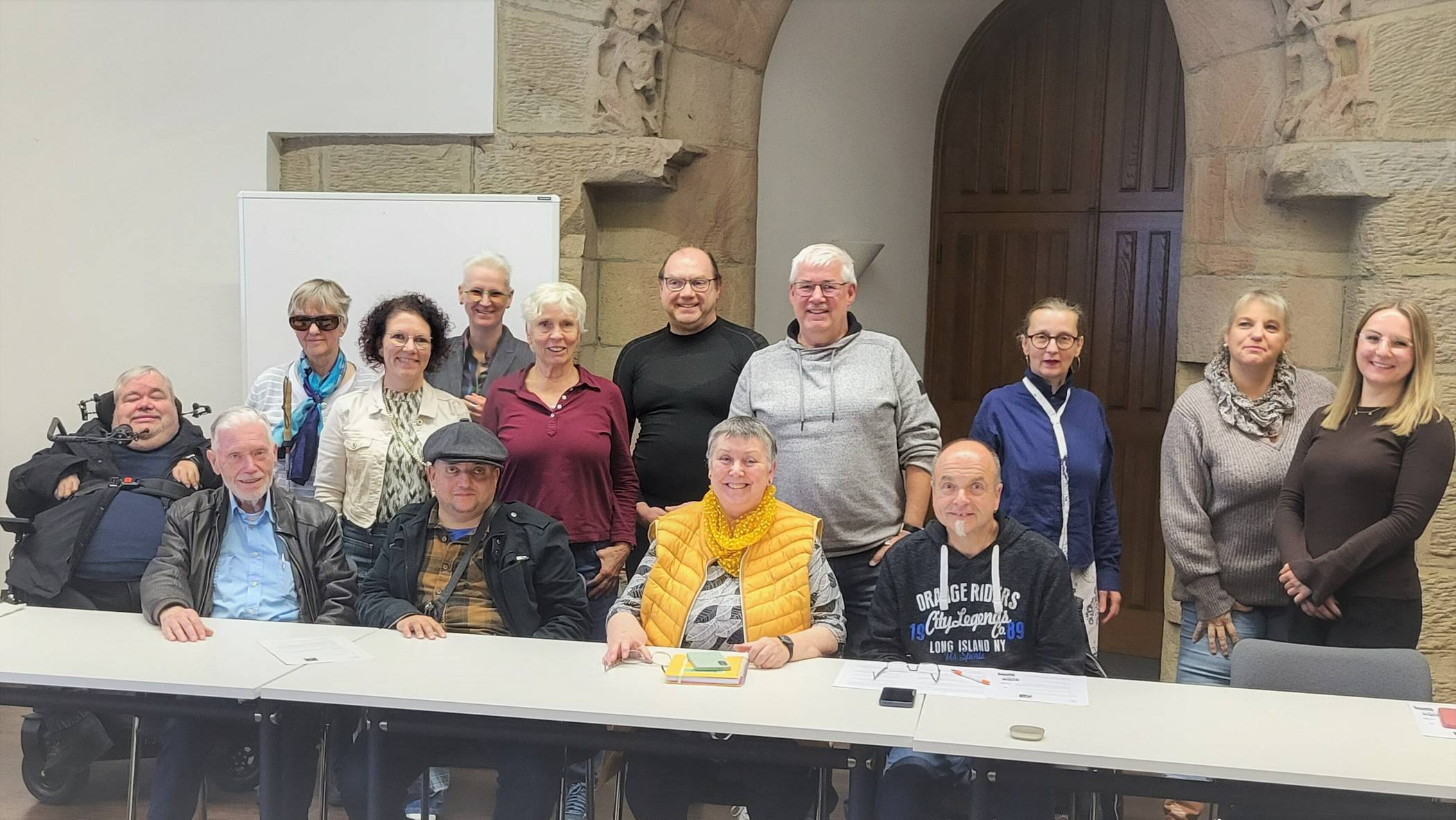 Ein Teil des neuen Beirats sowie der Behindertenbeauftragten.