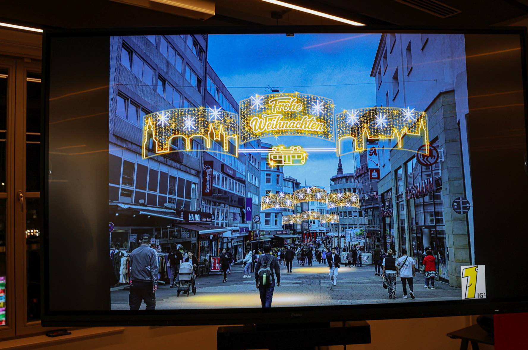 Neue Weihnachtsbeleuchtung in Elberfeld
