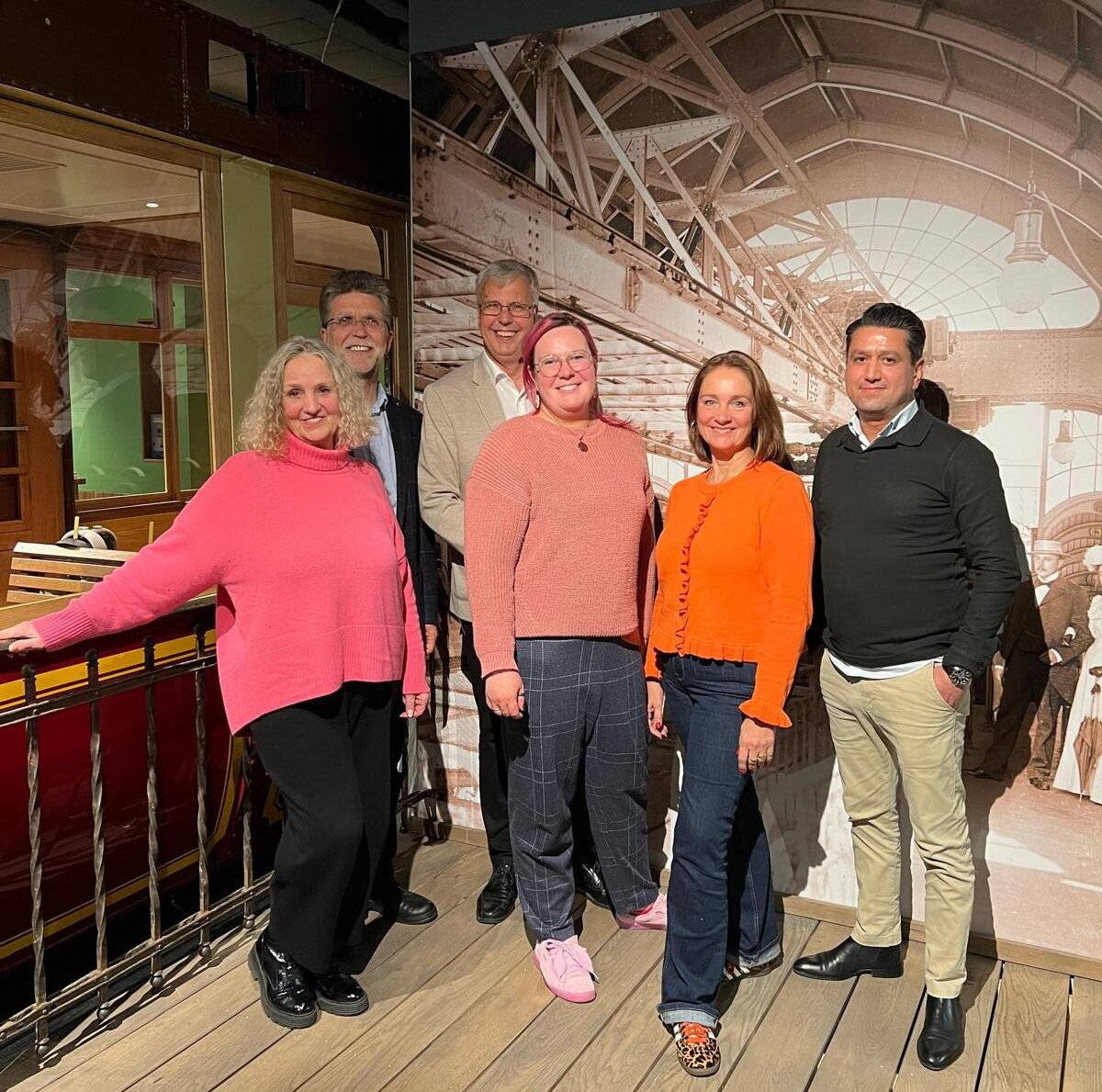 Der neue Vorstand im Schwebodrom.