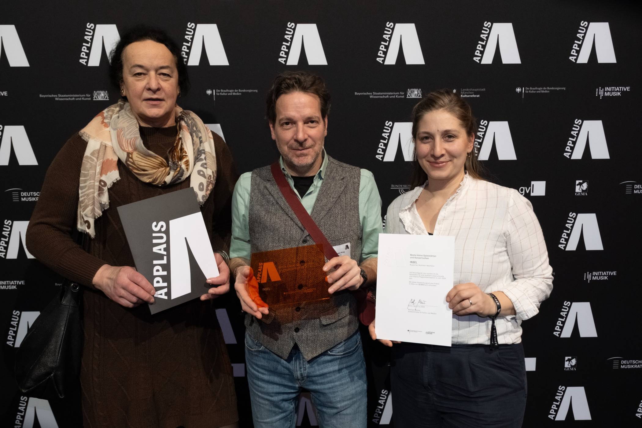  Von li.: Zara Gayk, Torsten Krug und Gesa Hocke. 