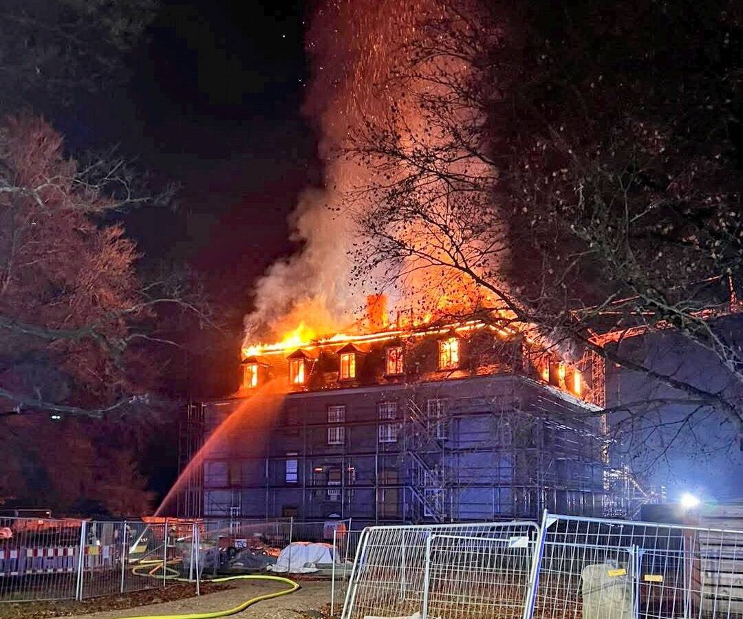 Schloss Hardenberg: Über zehn Millionen Euro Sachschaden