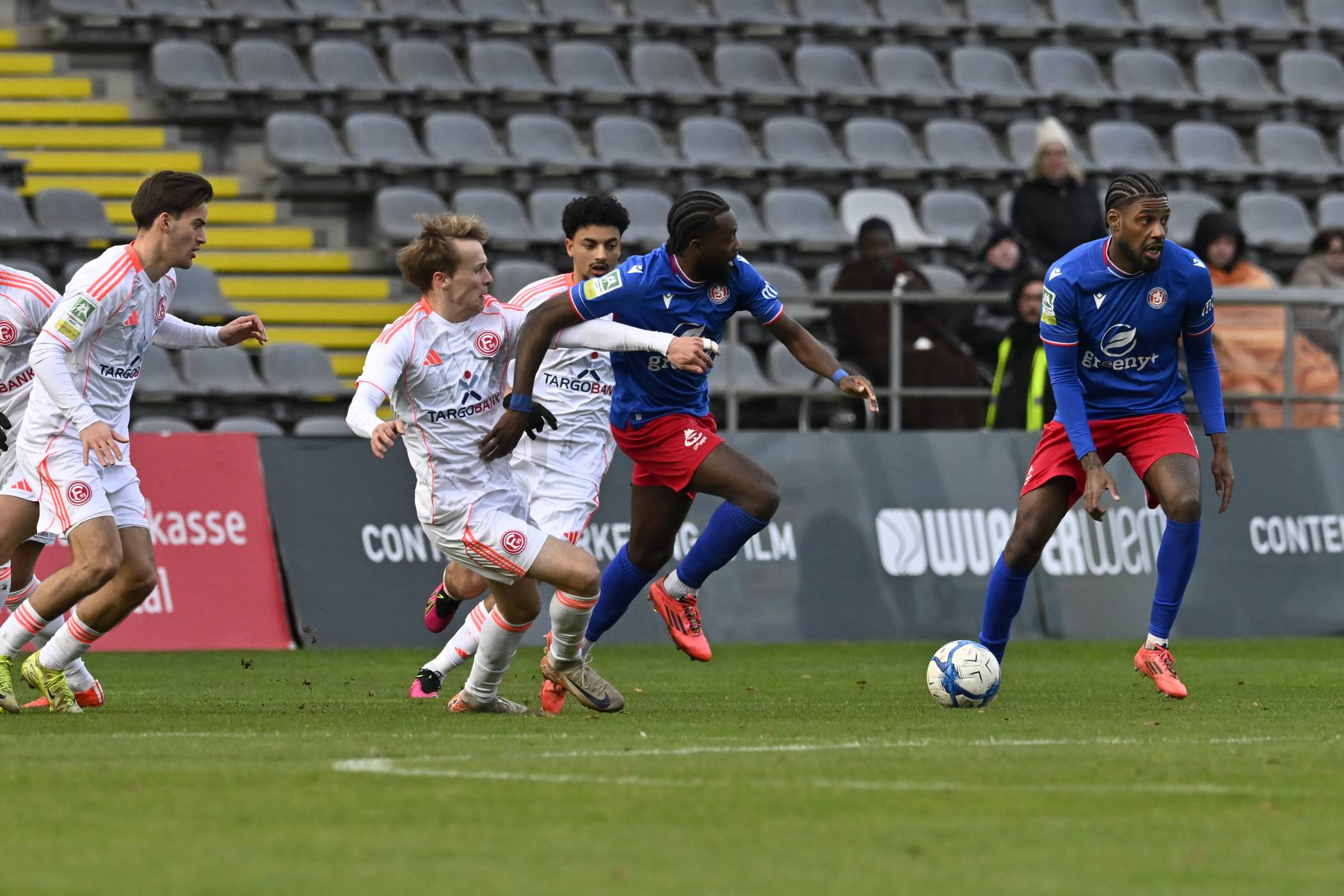  Der WSV konnte sich nicht entscheidend durchsetzen. 