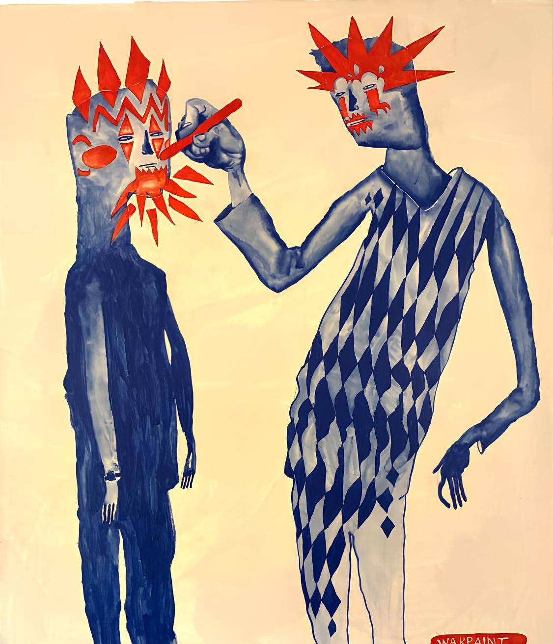 „Warpaint“ ist eine der Arbeiten von