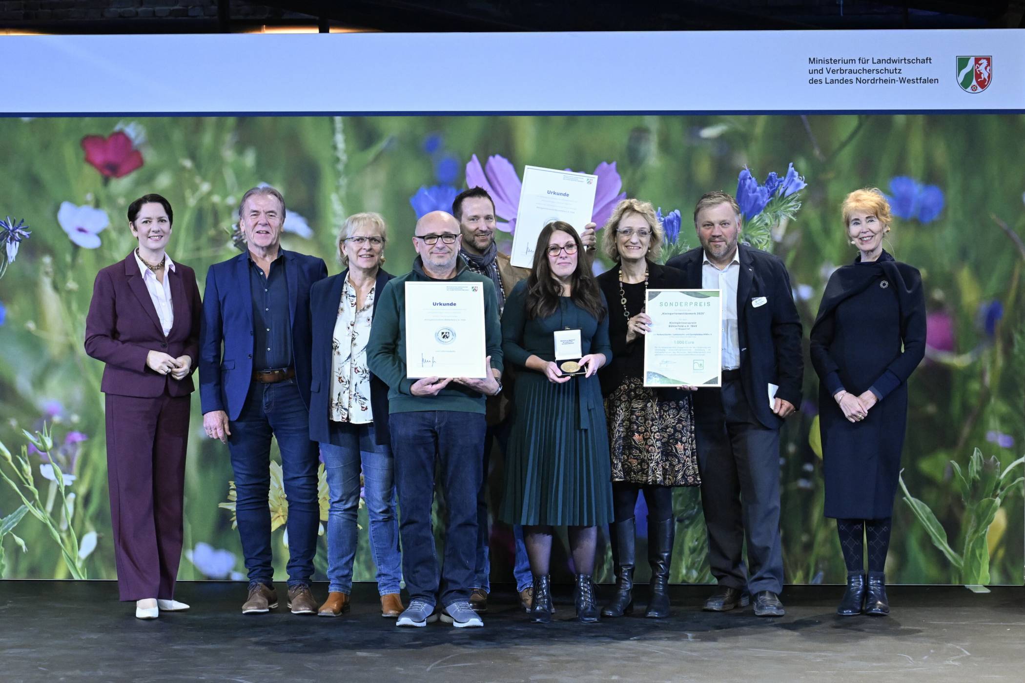  Die Ehrung in der Salzhalle auf dem Gelände der Kokerei Hansa. 