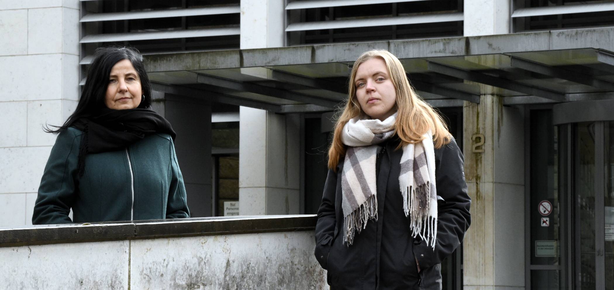  Theresa Heil und Katrin Weber vom Wuppertaler Frauenhaus (Archivbild). 