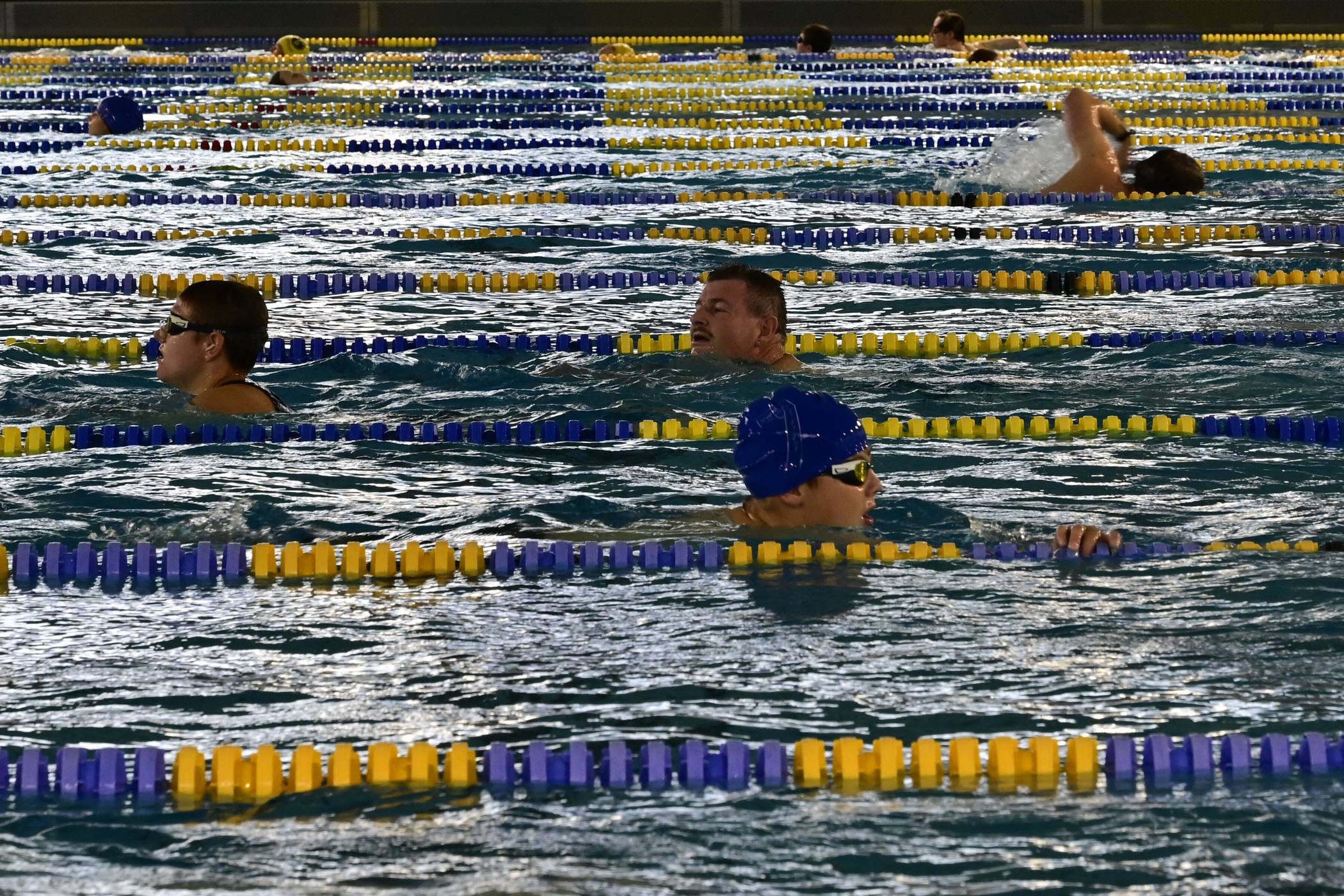 Blick ins Schwimmsportleistungszentrum.