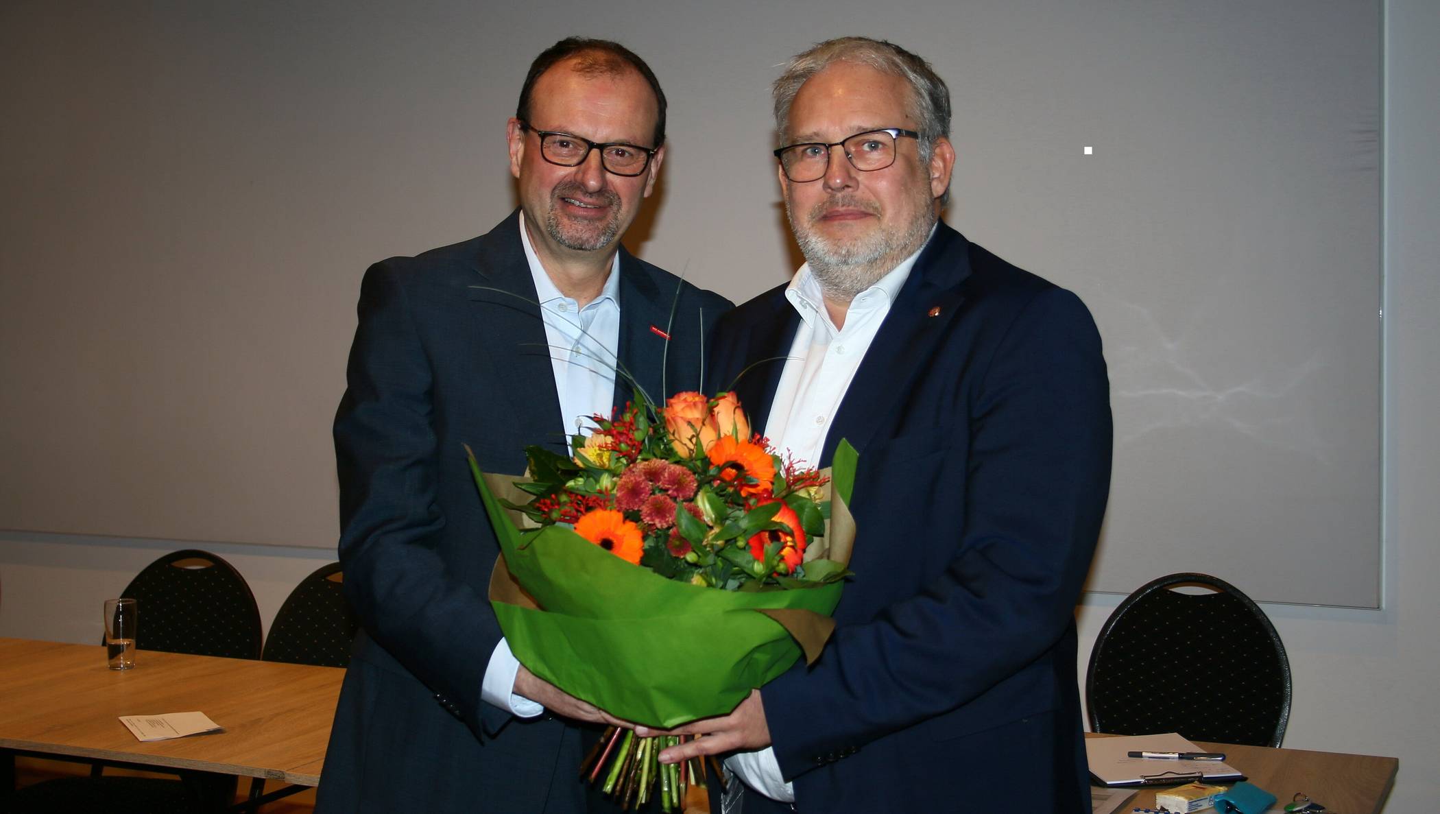 Arnd Krüger (li.) und Marc Clemens.