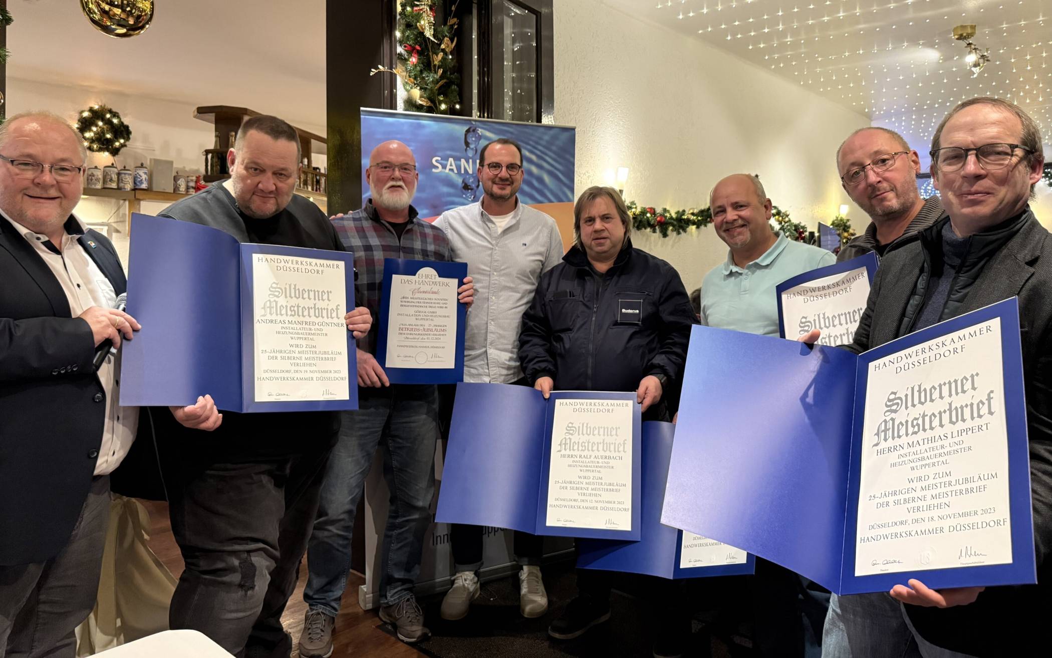 Silberne Meisterbriefe und leckere Gänse