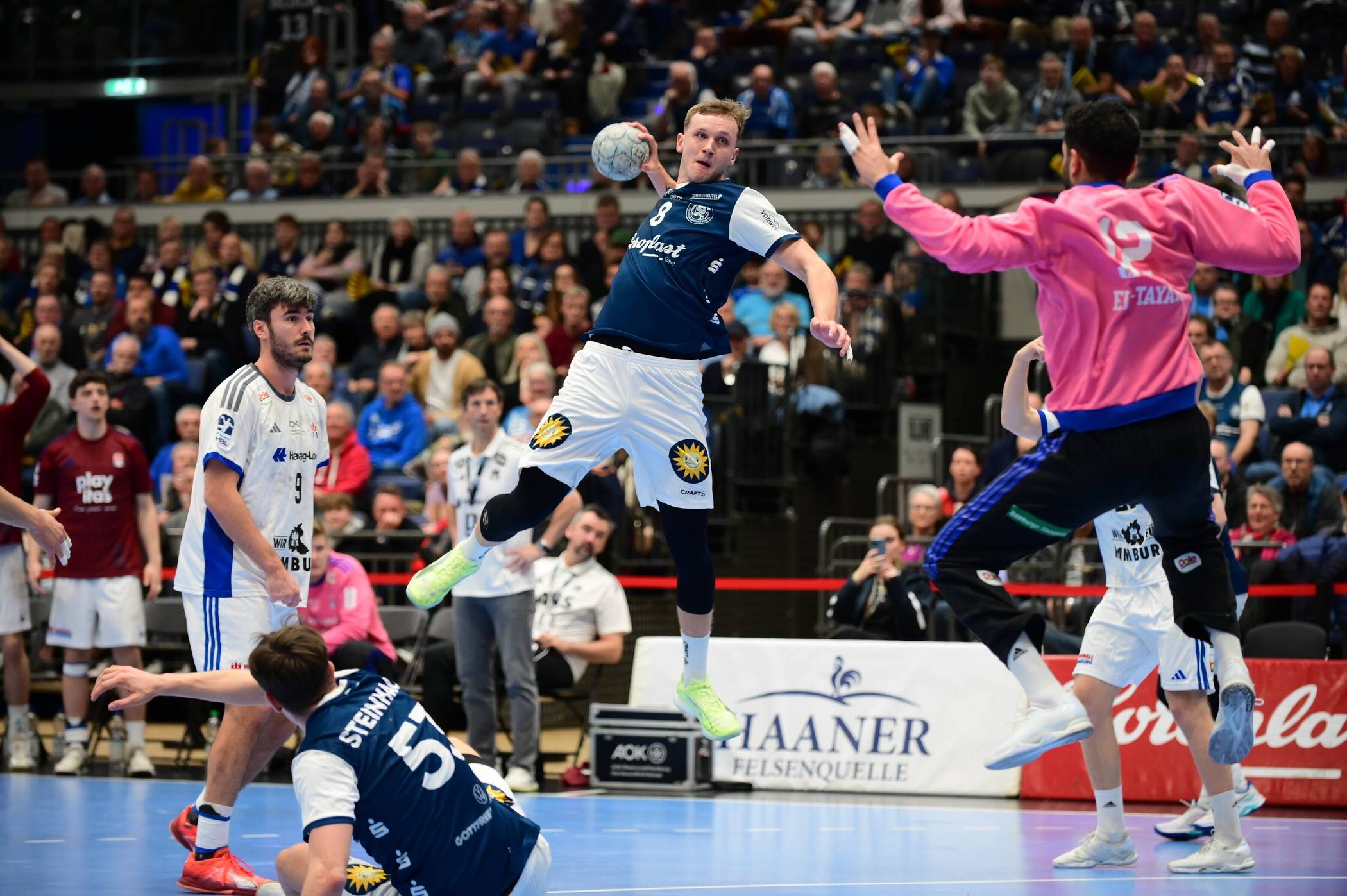 Nico Schöttle beim Wurf.