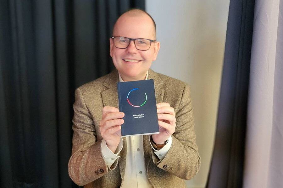 Kirchenmusikdirektor Jens-Peter Enk.