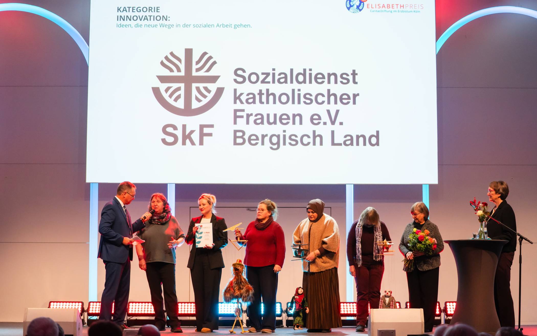 Die Ehrung in Köln.