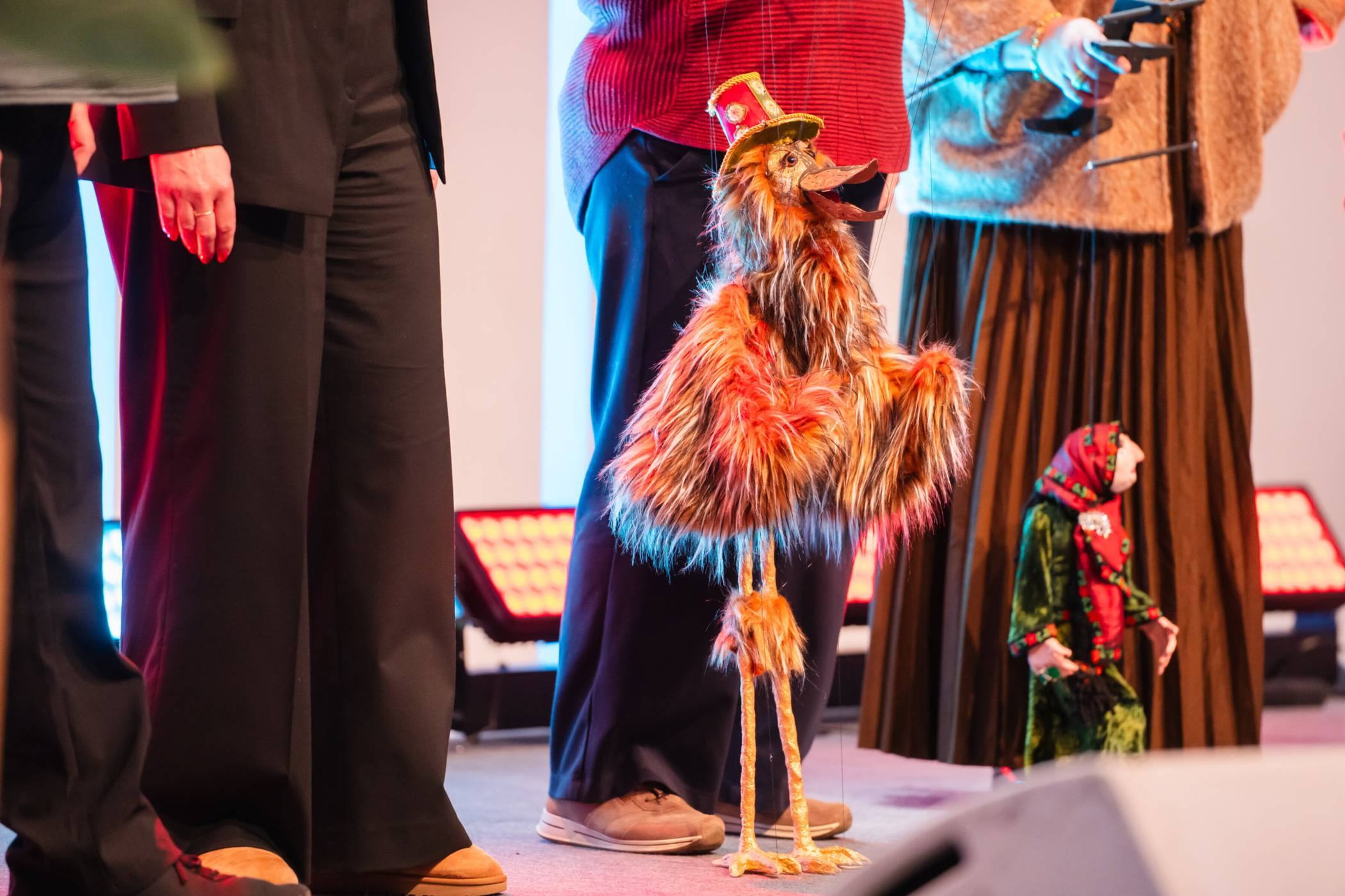  Die Marionetten wurden mit viel Liebe gebaut. 