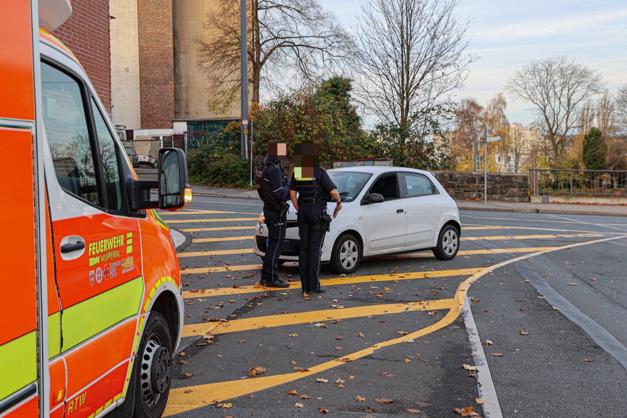 Der Unfall in der Widukindstraße.