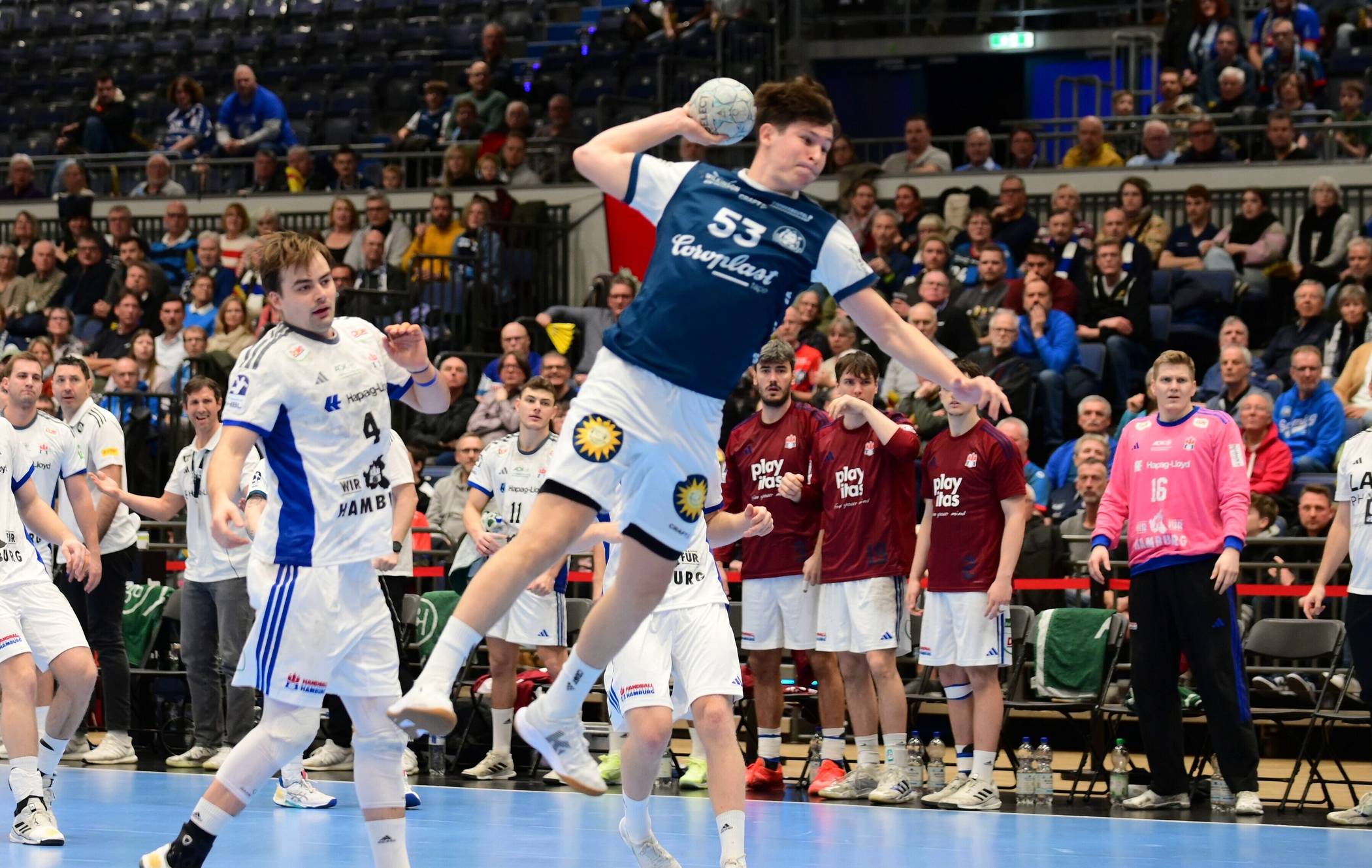 Sören Steinhaus im Heimspiel gegen den HSV Hamburg.
