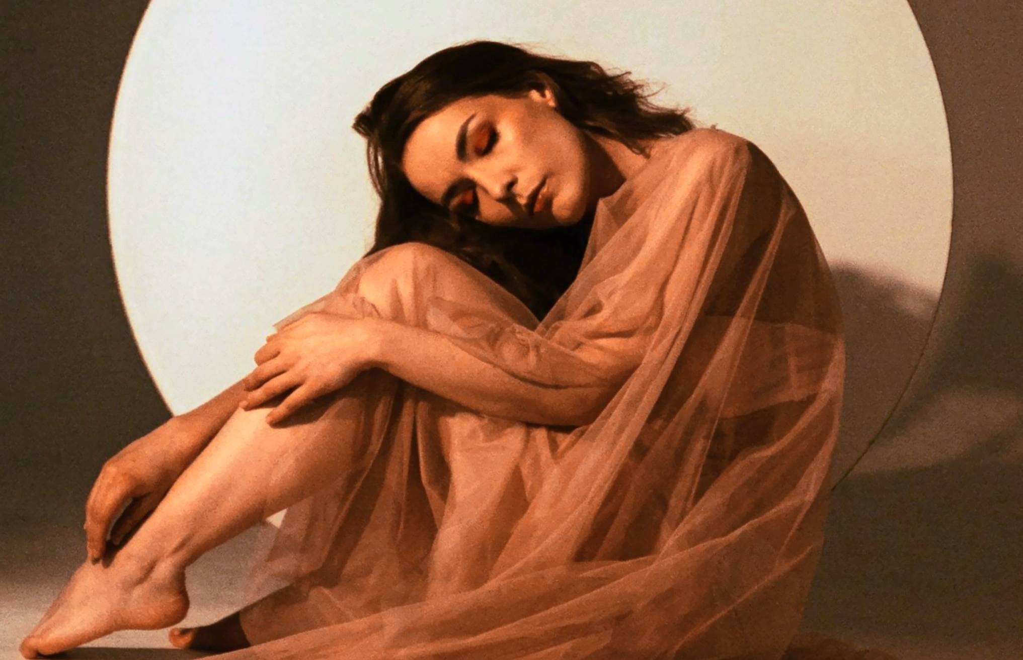  Die Sängerin und Komponistin Maria Basel.  