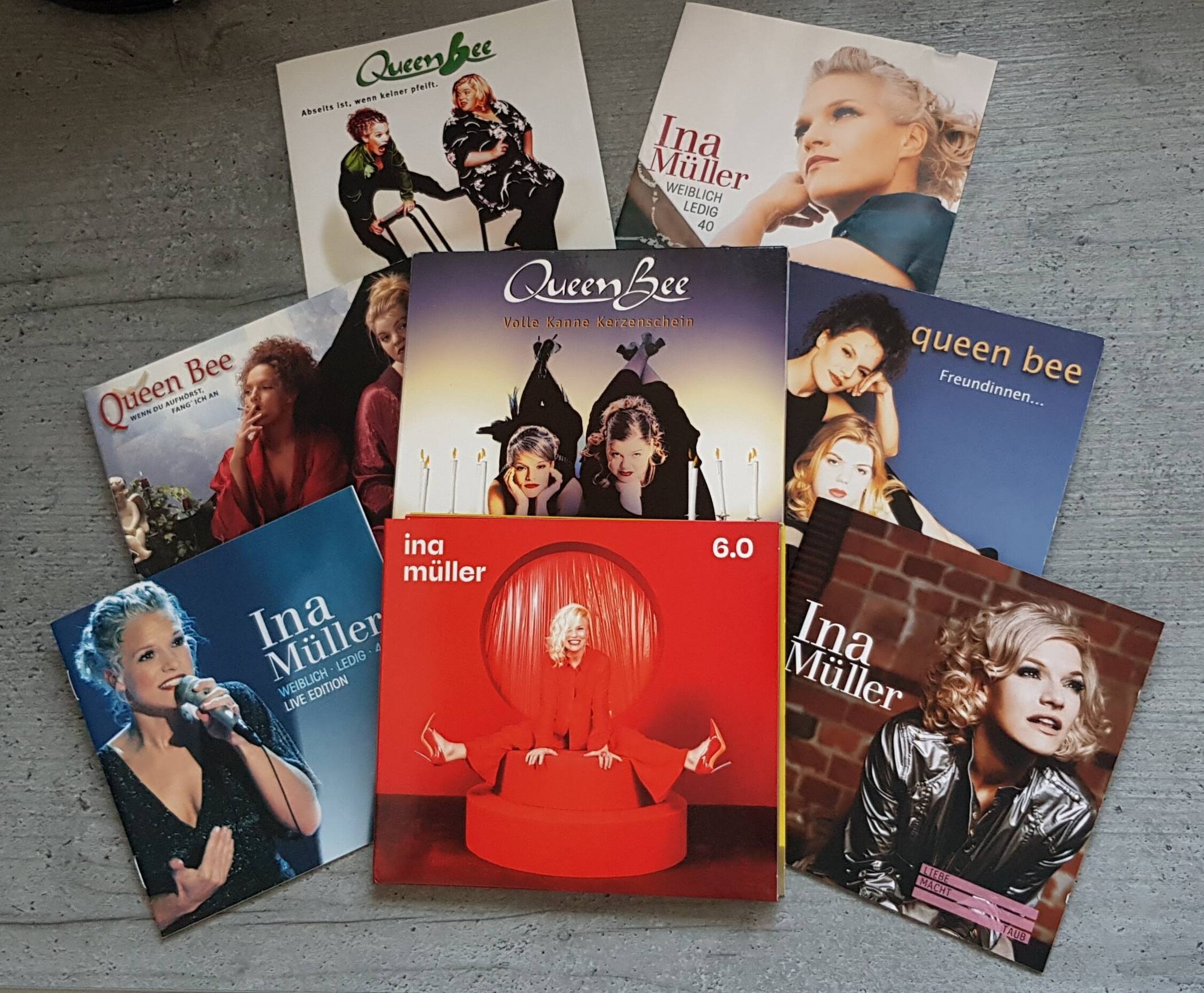 Einige der CDs von und mit Ina Müller.