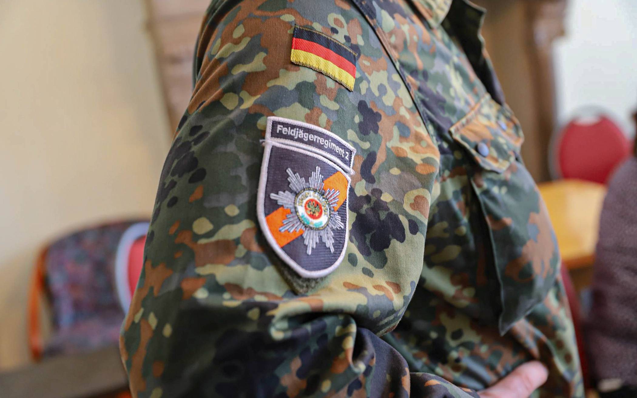 Bundeswehr-Hilfseinsatz während der Corona-Pandemie im Altenheim