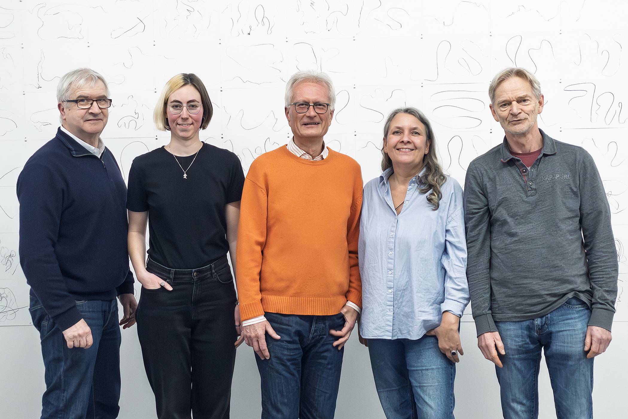  Von li.: Ralf Silberkuhl, Charis Hofmann, Martin Pycior, Andrea Raak und Rolf Roew. 
