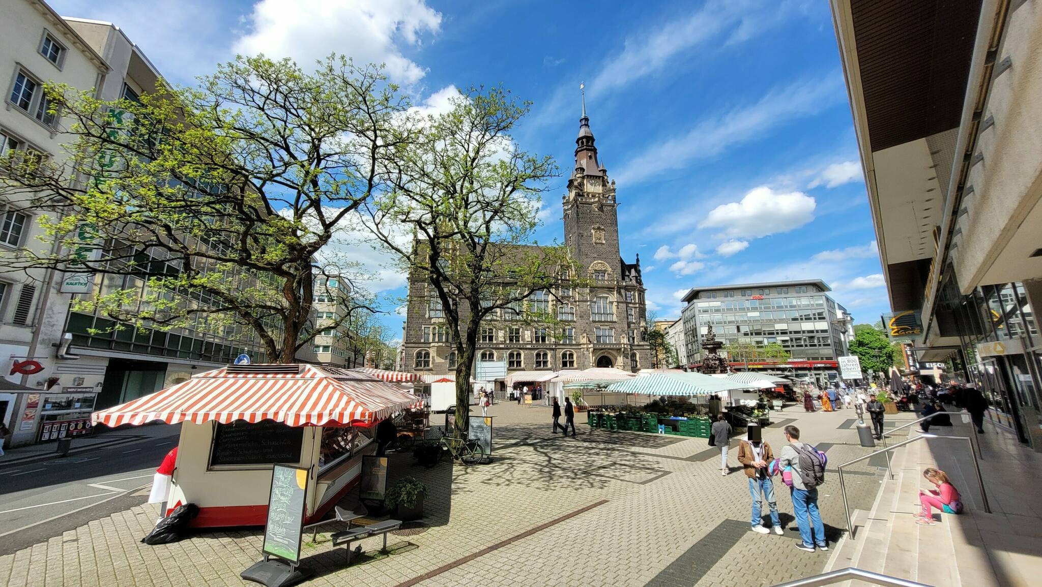  Blick auf den Wochenmarkt (Archivbild). 