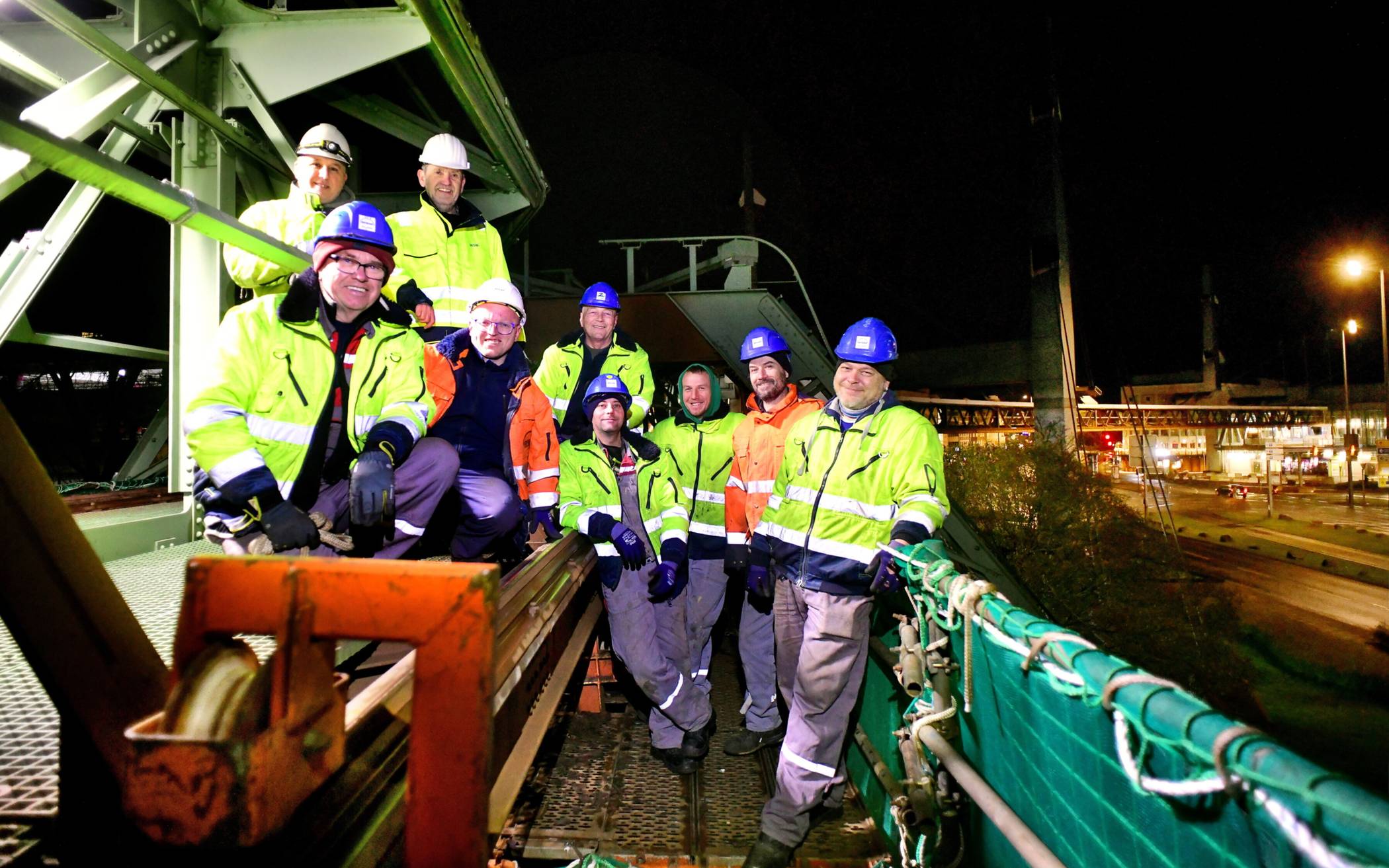 Bei der letzten Nachtschicht am 3.