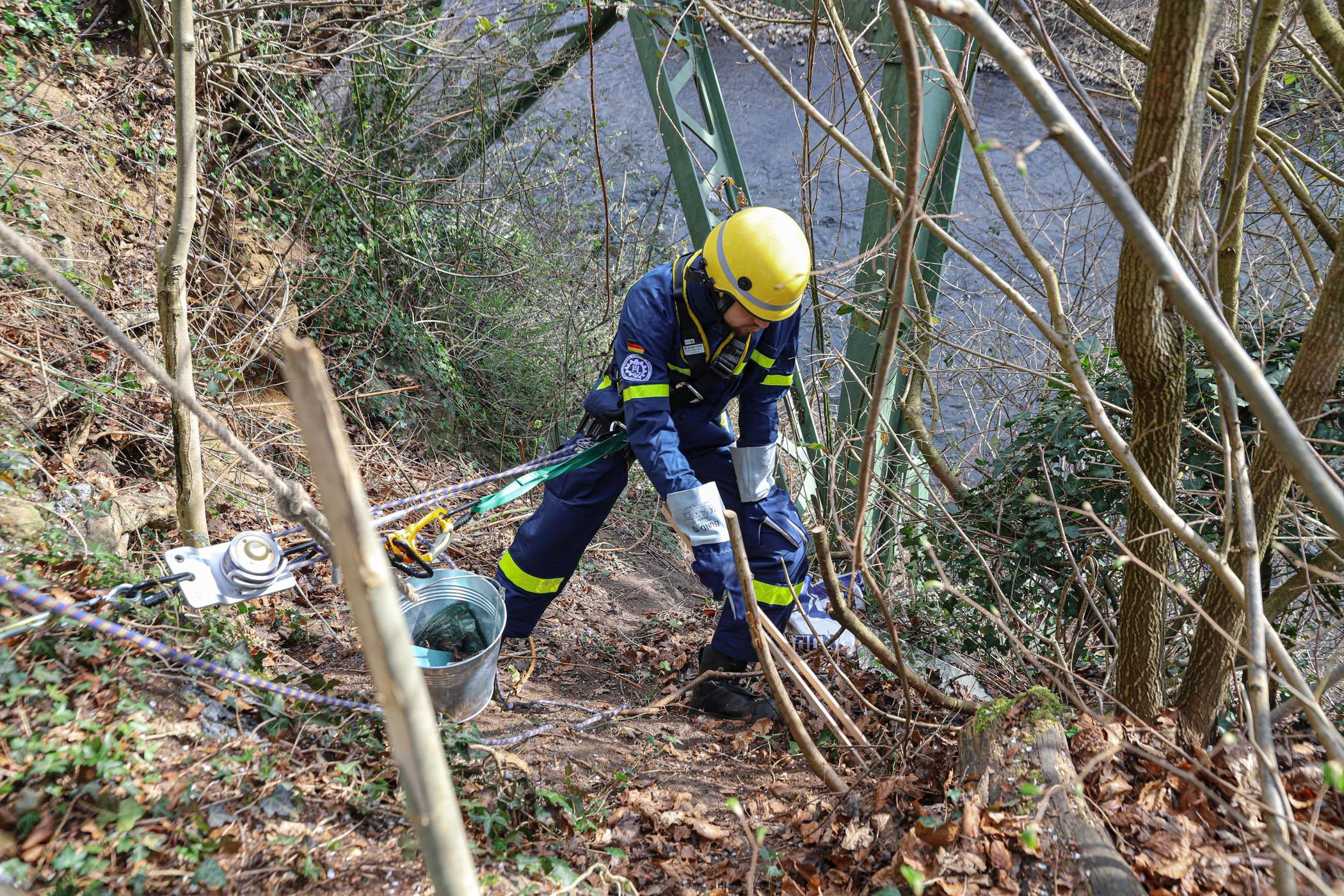 Bild vom „Wupperputz“ im März 2025.