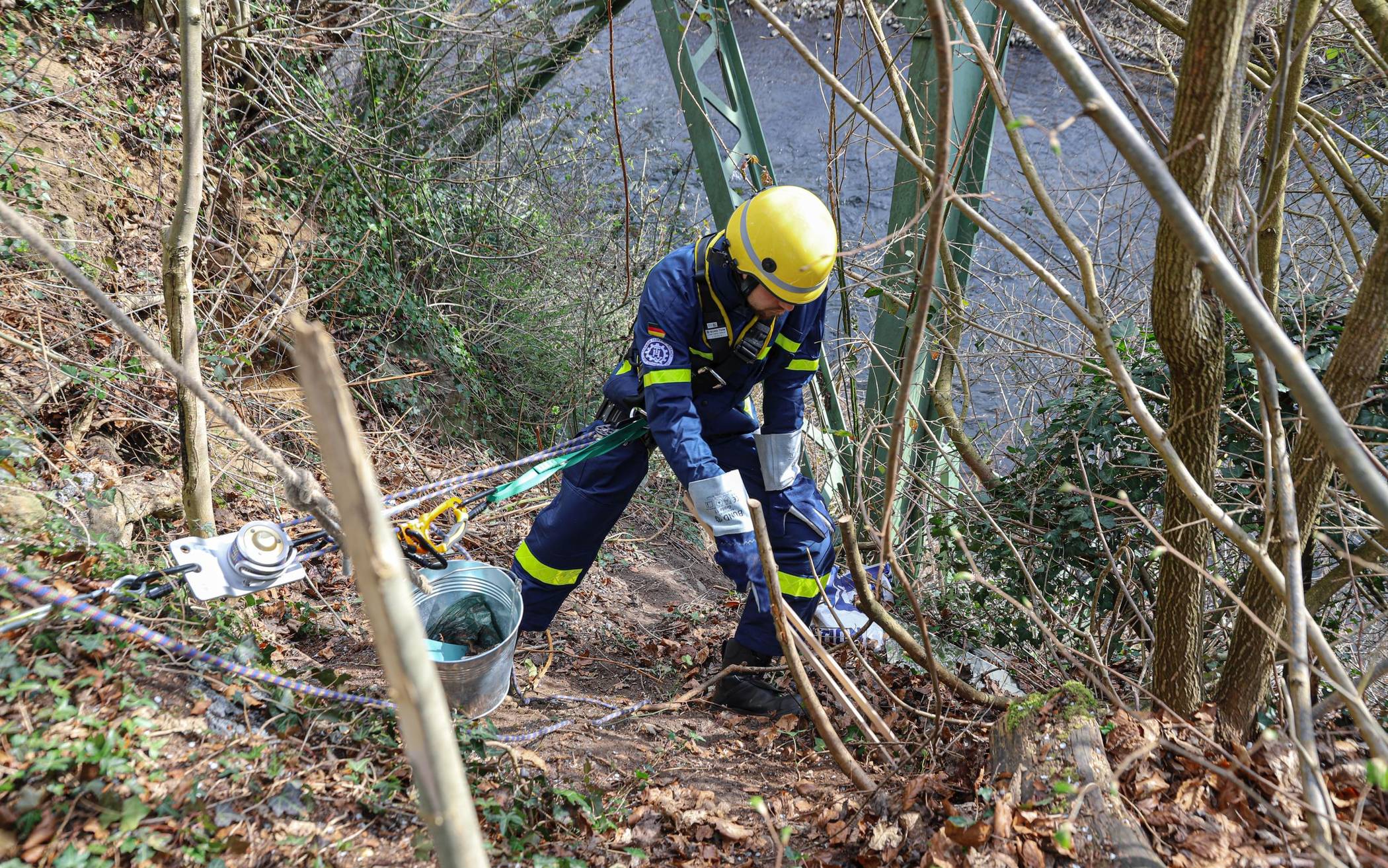 Bild vom „Wupperputz“ im März 2025.